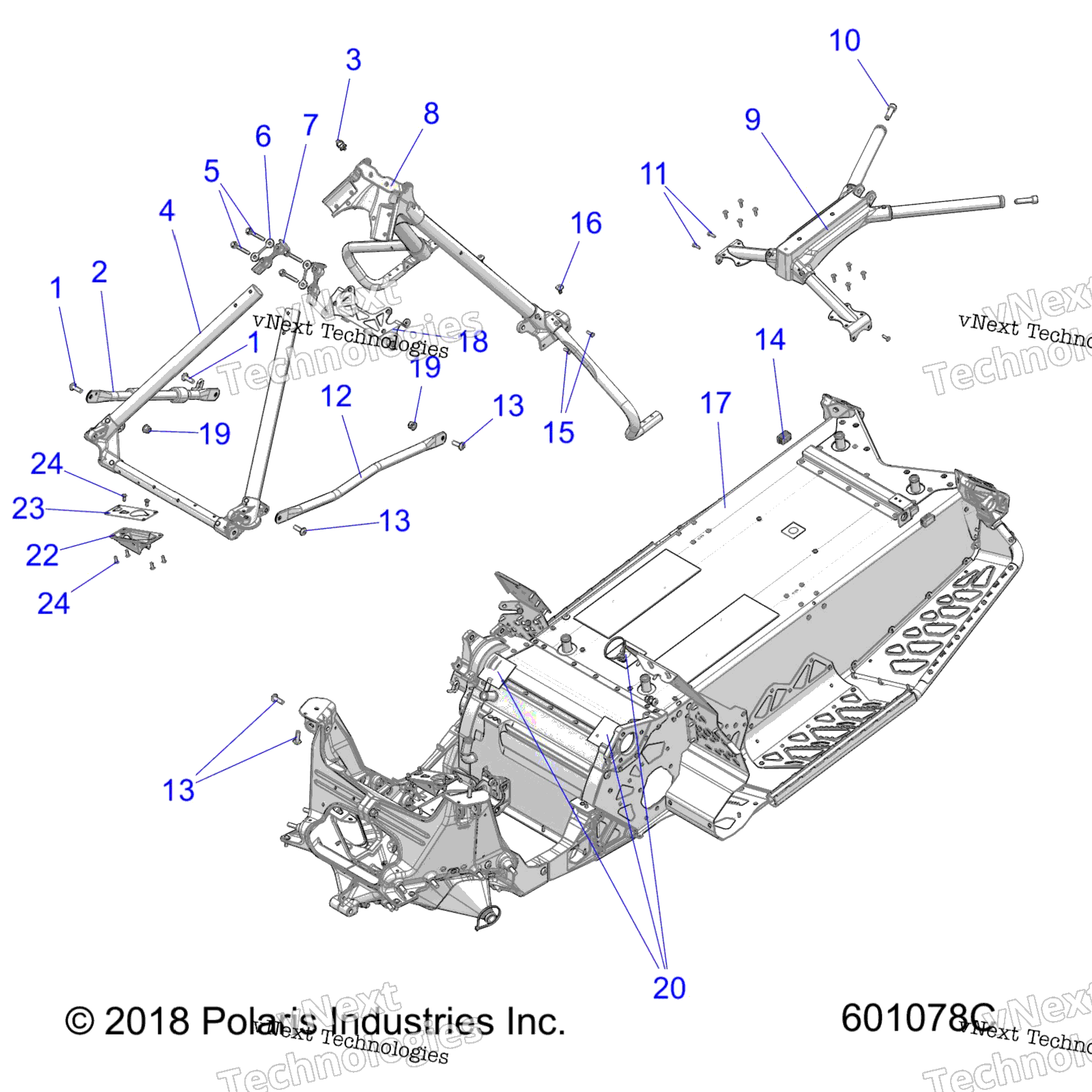 Chassis, Chassis Asm. & Over Structure All опции