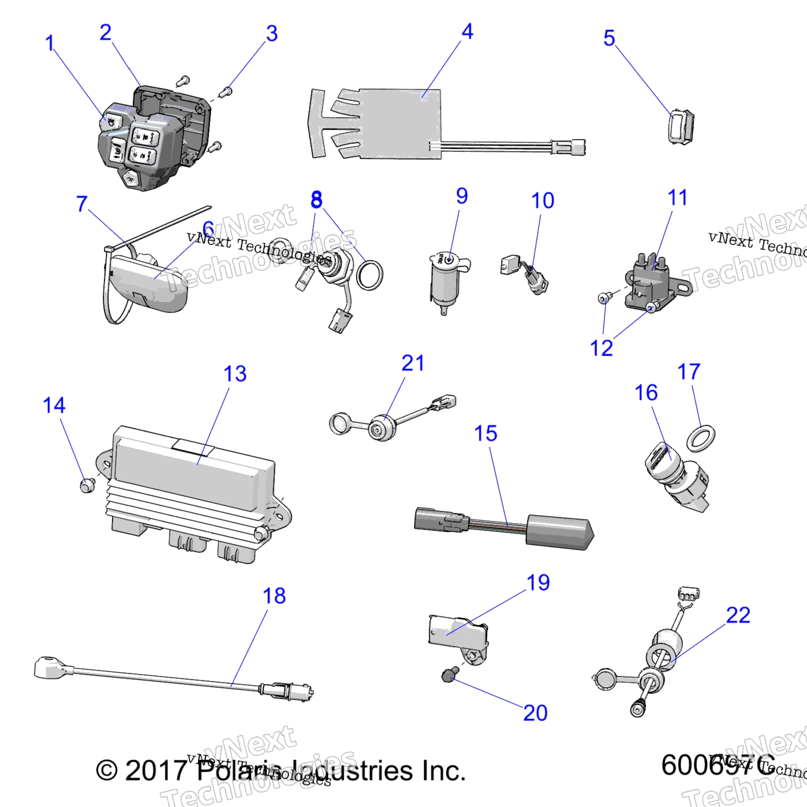 Electrical, Switches, Sensors & Components All опции
