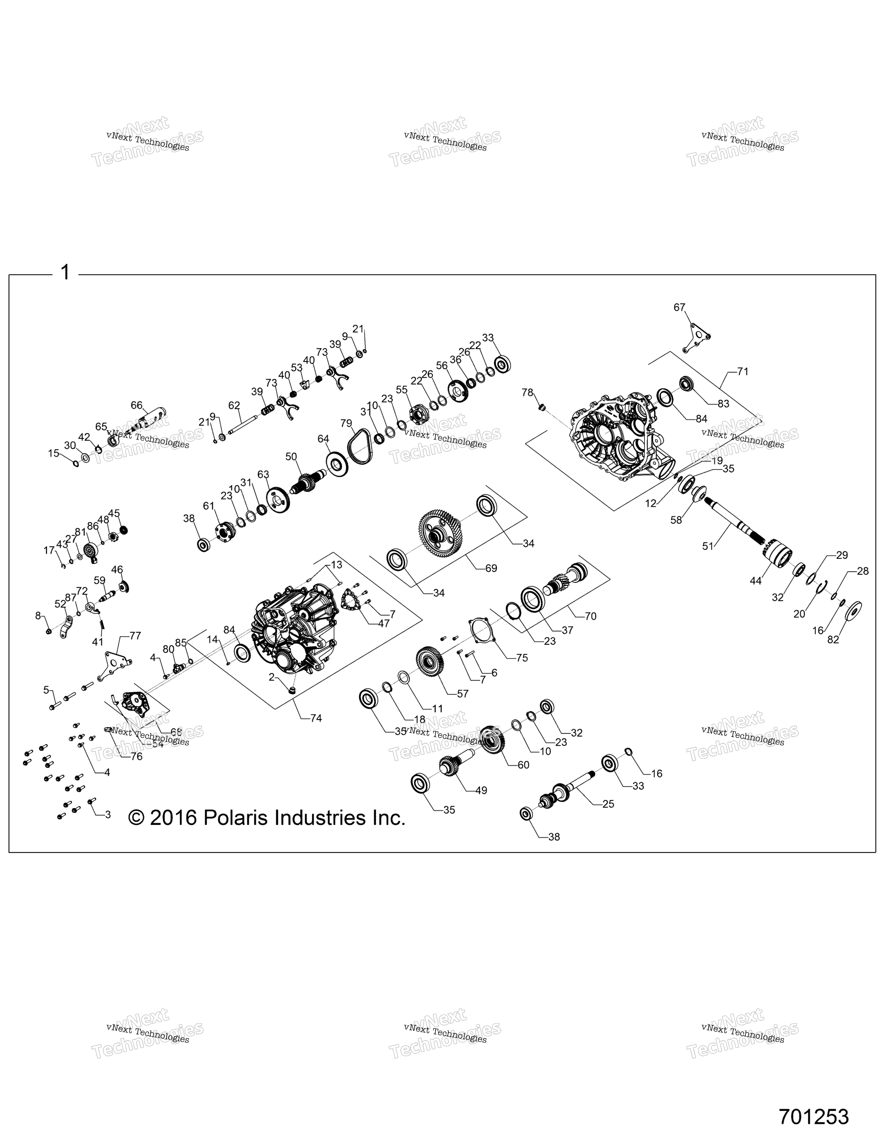 Трансмиссия, главный редуктор Z19vha57b2