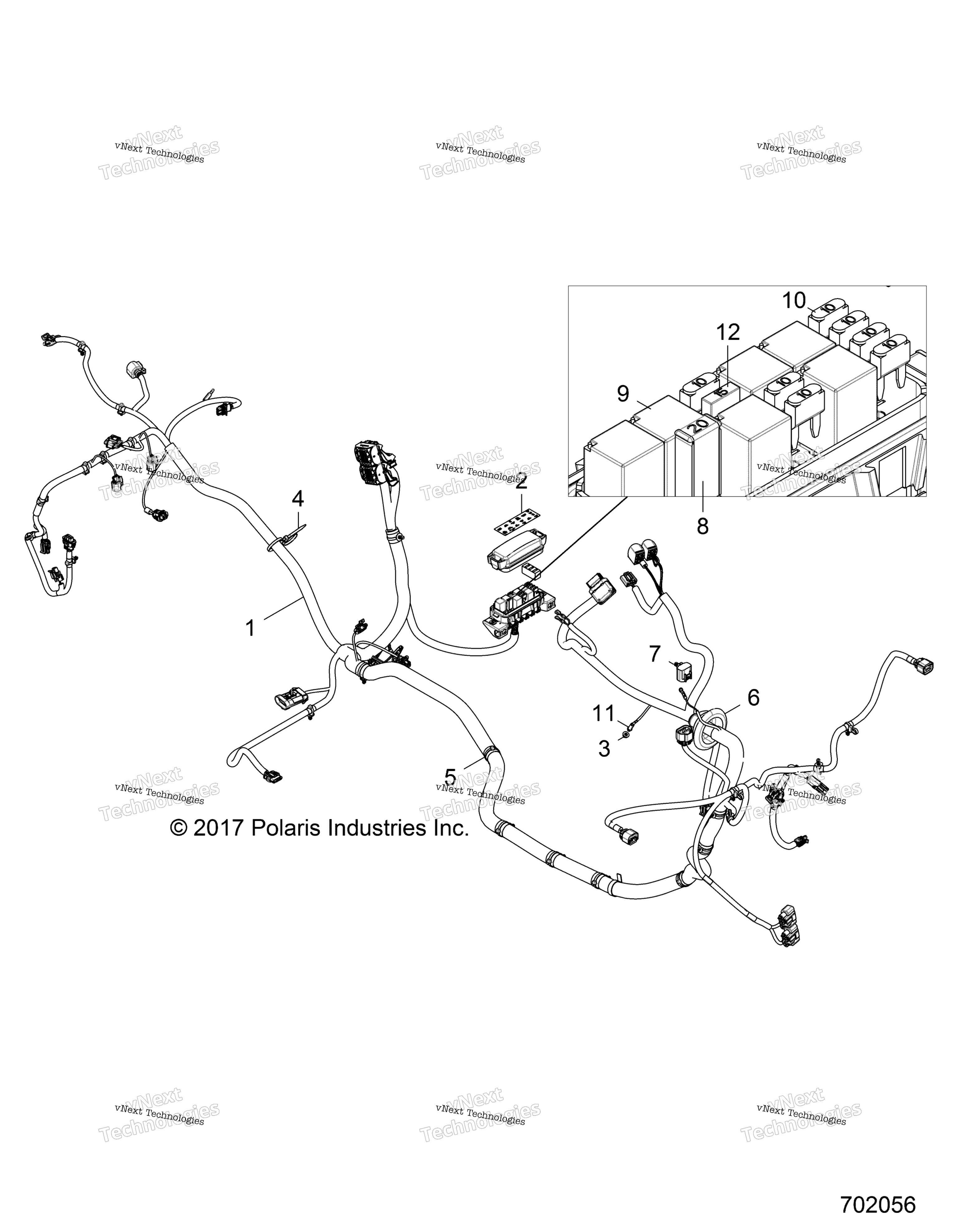 Электрооборудование, жгут проводов Z19vba87a2