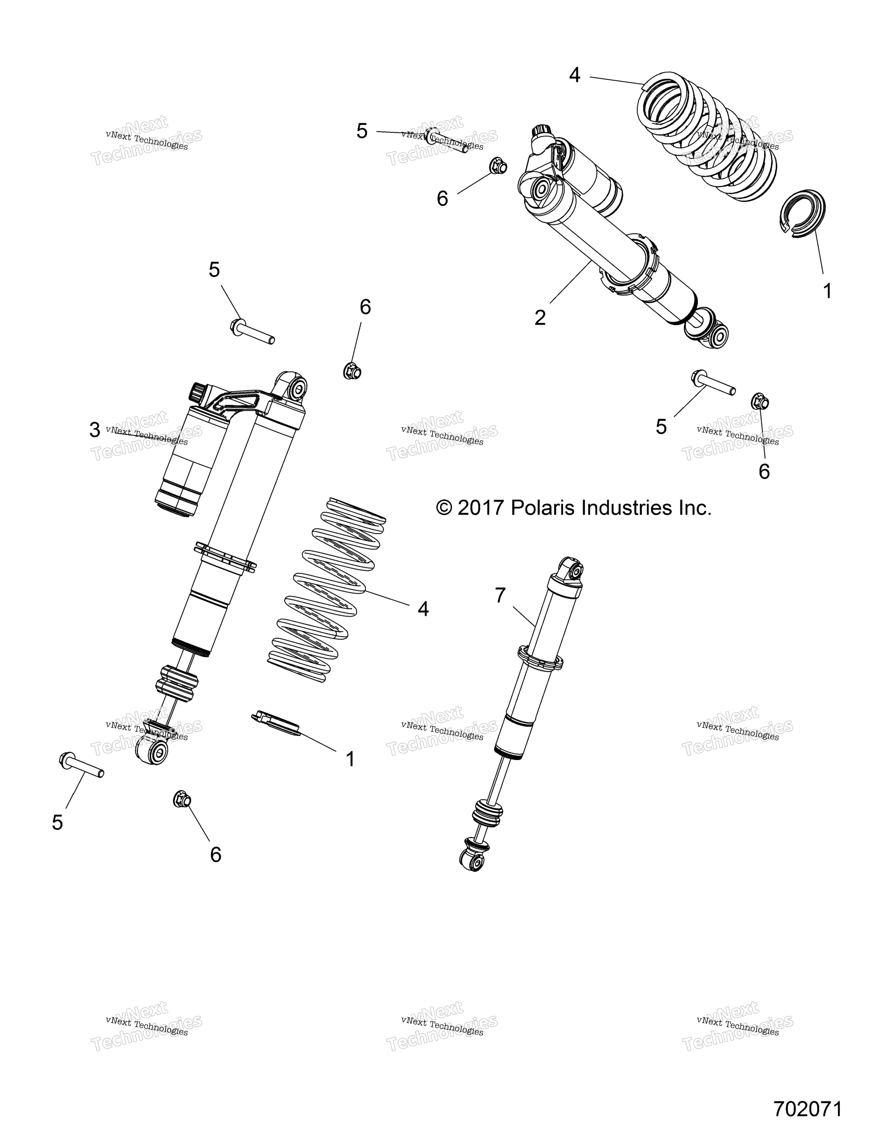 Подвеска, передний амортизатор Mounting