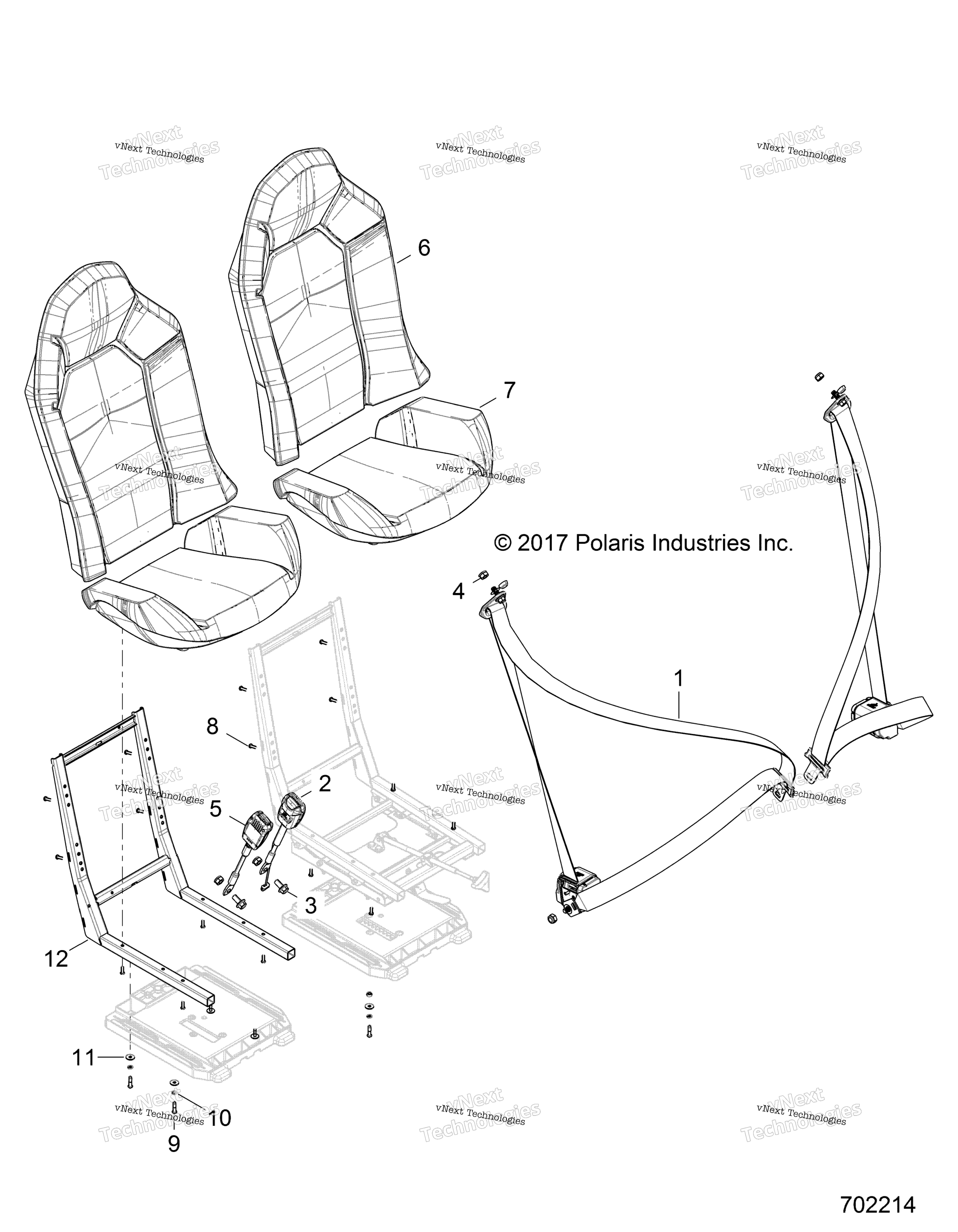 Кузов, сиденье Belt And Mounting Z19vds99ck