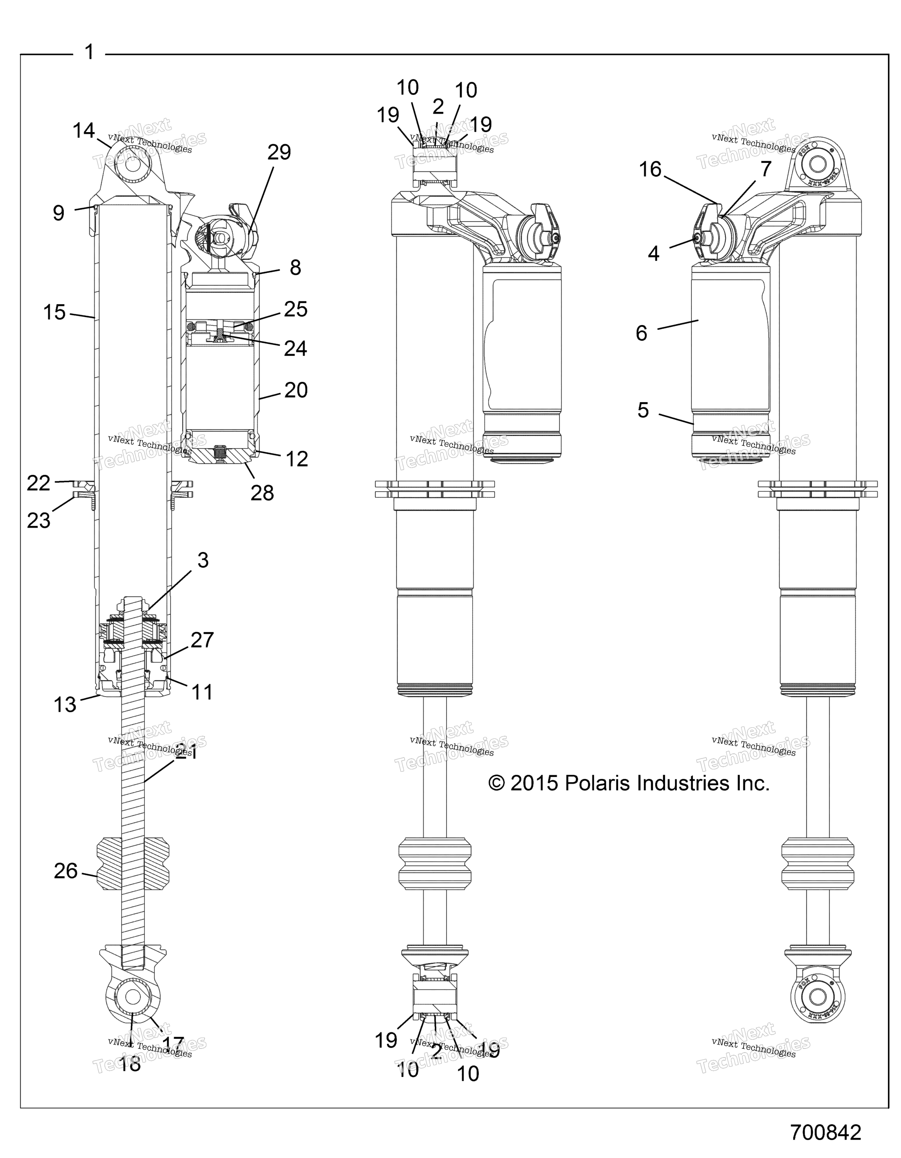Подвеска, передний амортизатор Internals R16rge99ae