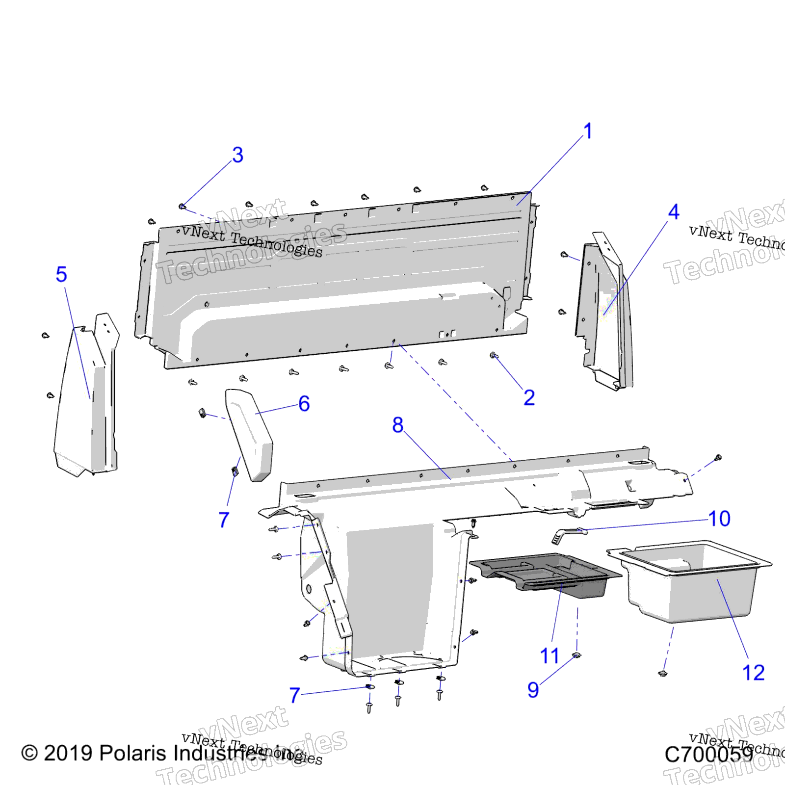 Body, задний Closeoff, и Fenders R18rru99as / Bs