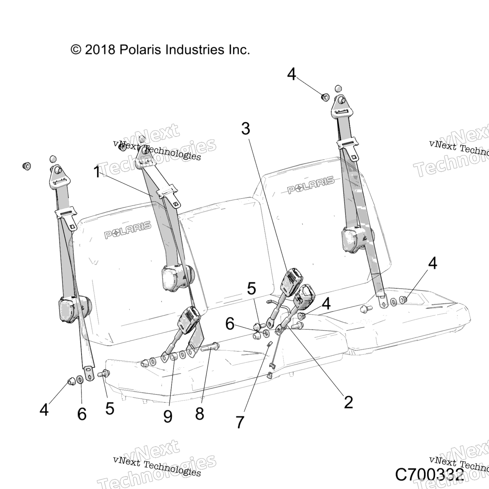 Кузов, сиденье Belt And Mounting R19rre99f1/Fc/Sc1/Scc/Sfc/F1/Sj1/Pcc/Pfc