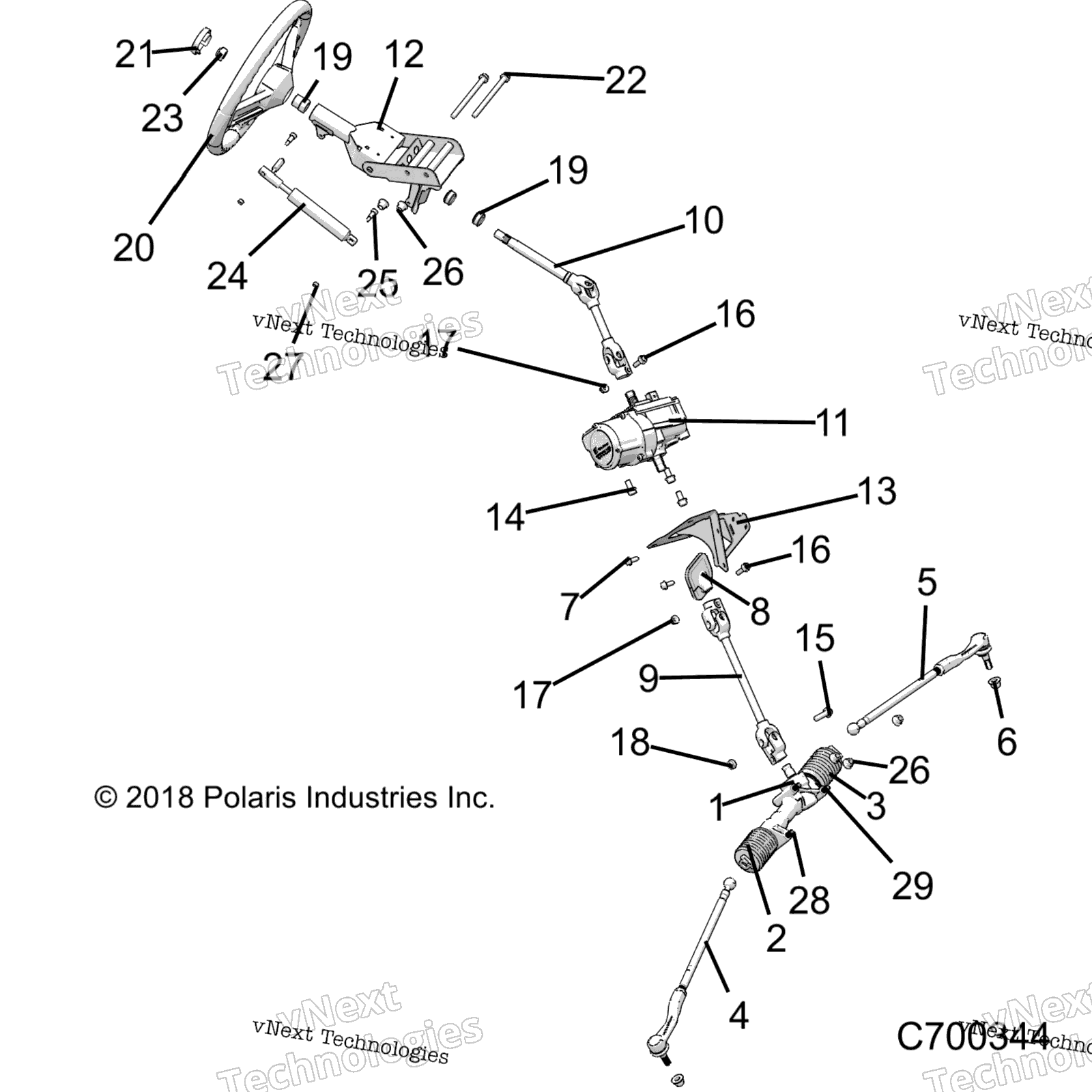 Steering, рулевое управление Asm. R19rre99f1 / Fc / Sc1 / Scc / Sfc / F1 / Sj1 / Pcc / Pfc