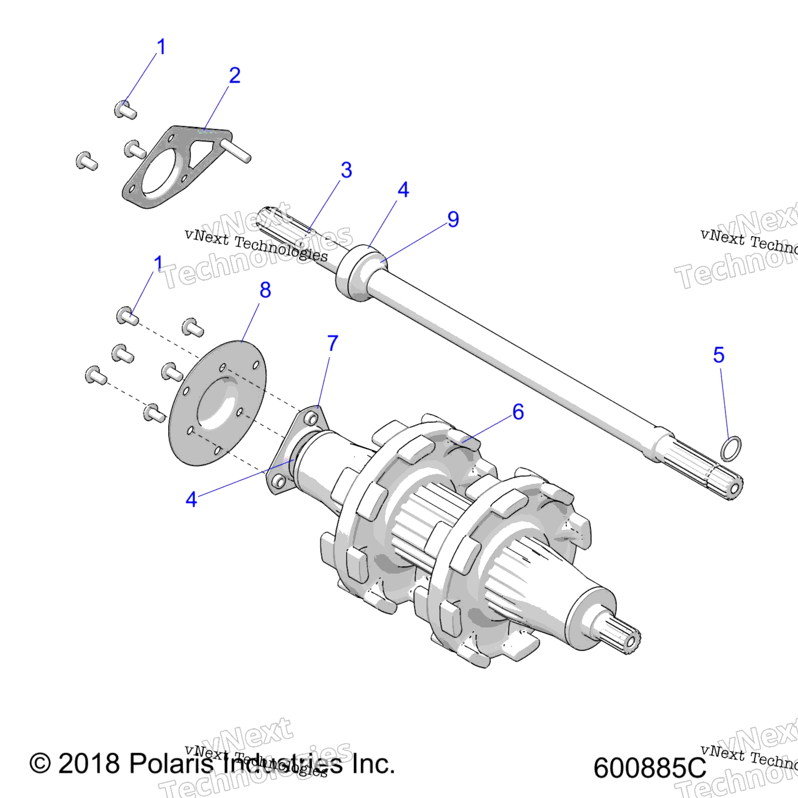 Привод Train, Jackshaft & Driveshaft All Options