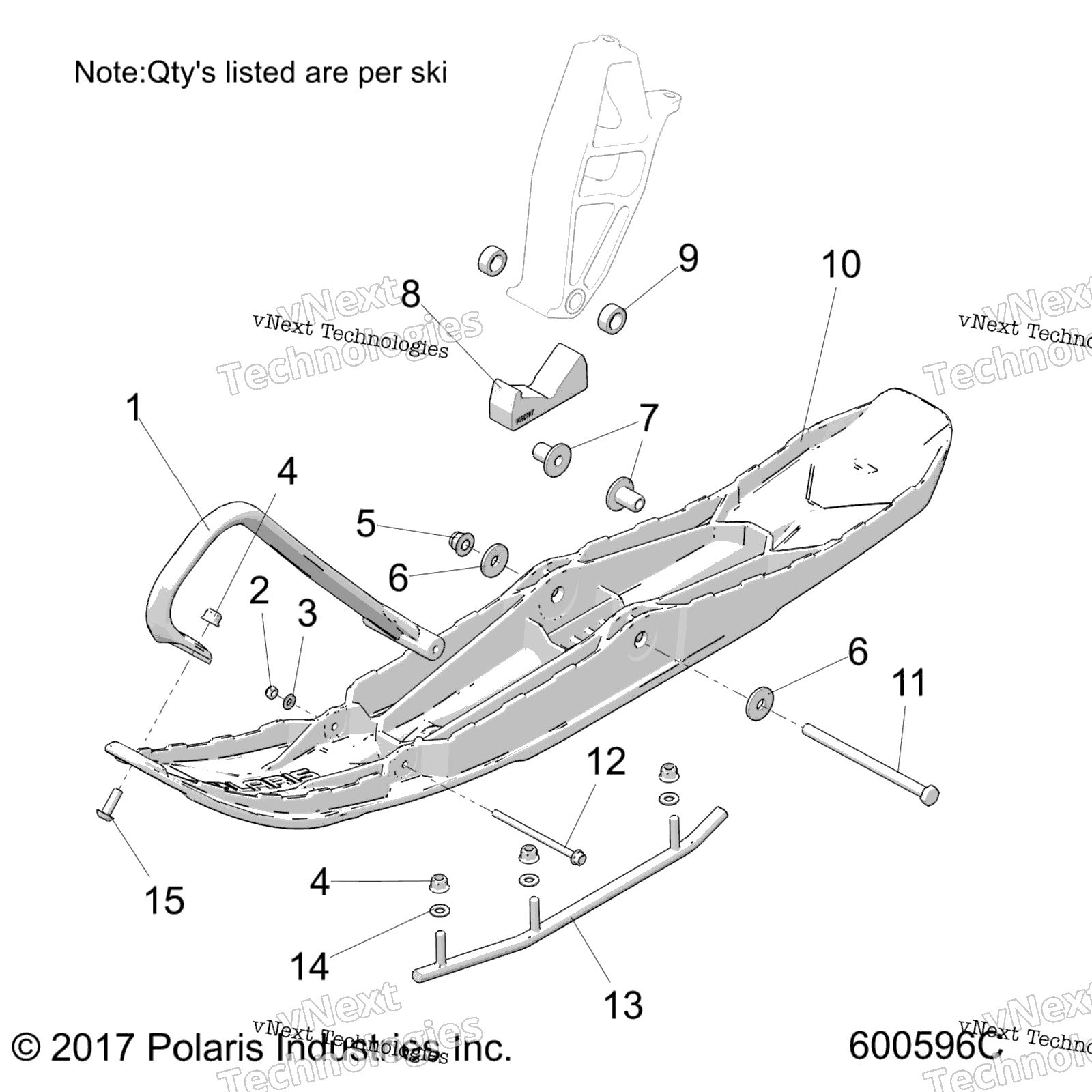 Steering, Ski Asm., Xc, Adventure S20fje8 / Fjp8