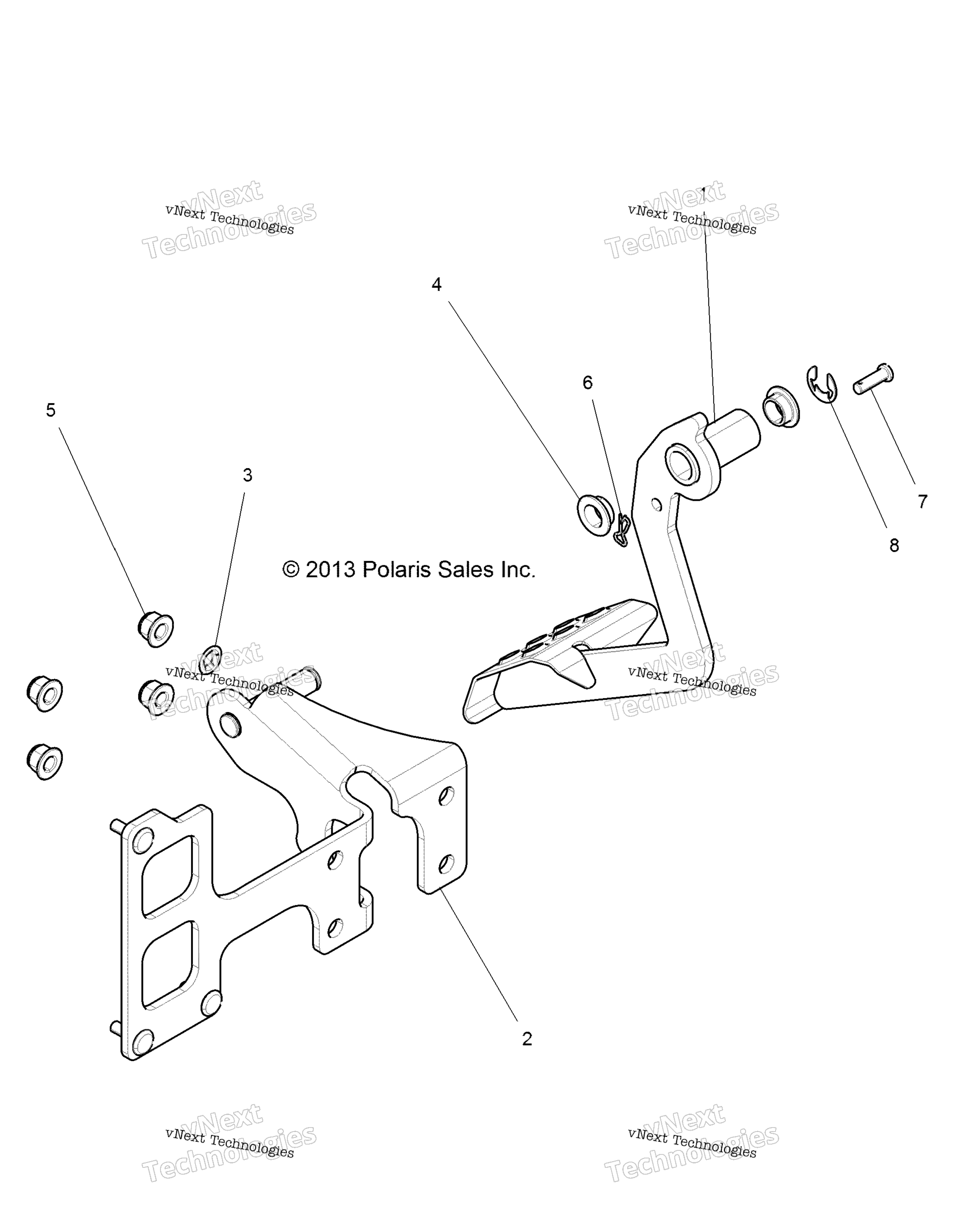 Тормоза, педаль And Master Cylinder