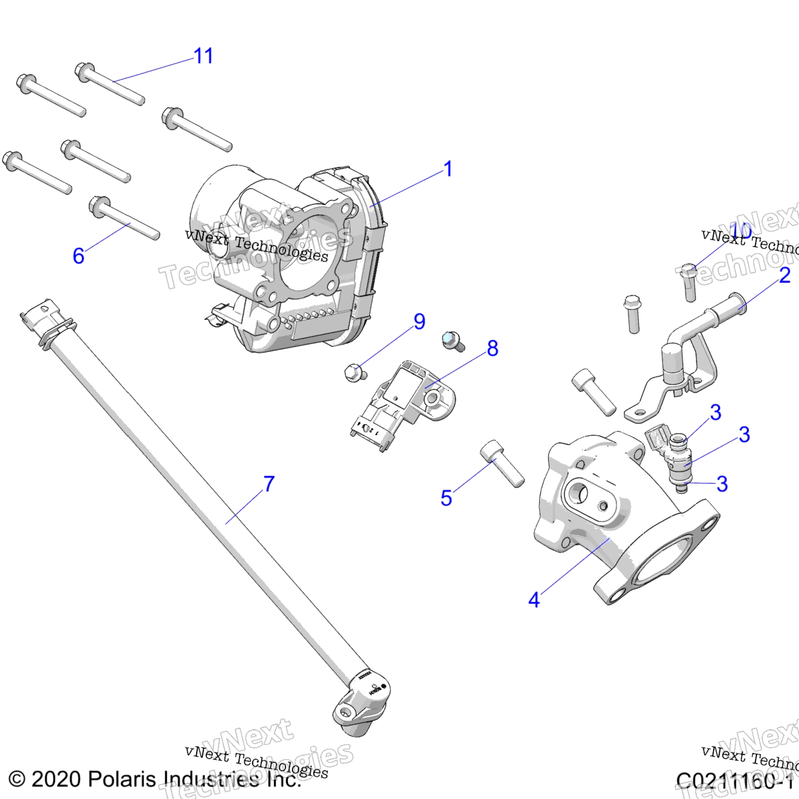 Двигатель, дроссельный узел & Fuel Rail, Evap A20sea57b1/B4/B7/B9