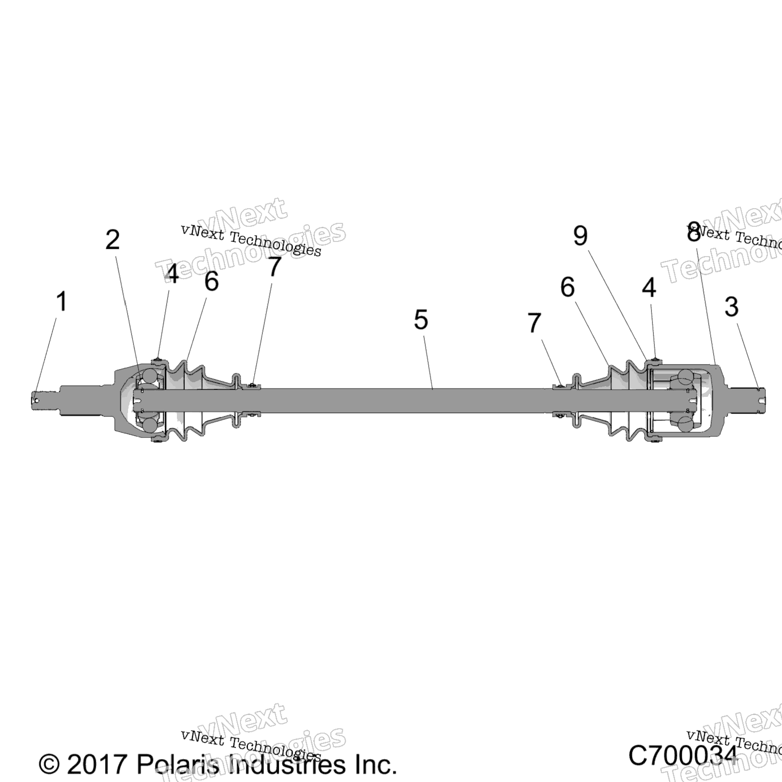 Трансмиссия, передняя полуось R19rse99as/A1/A9/Ad/Av/B1/B9/Bs/Bd/Bv
