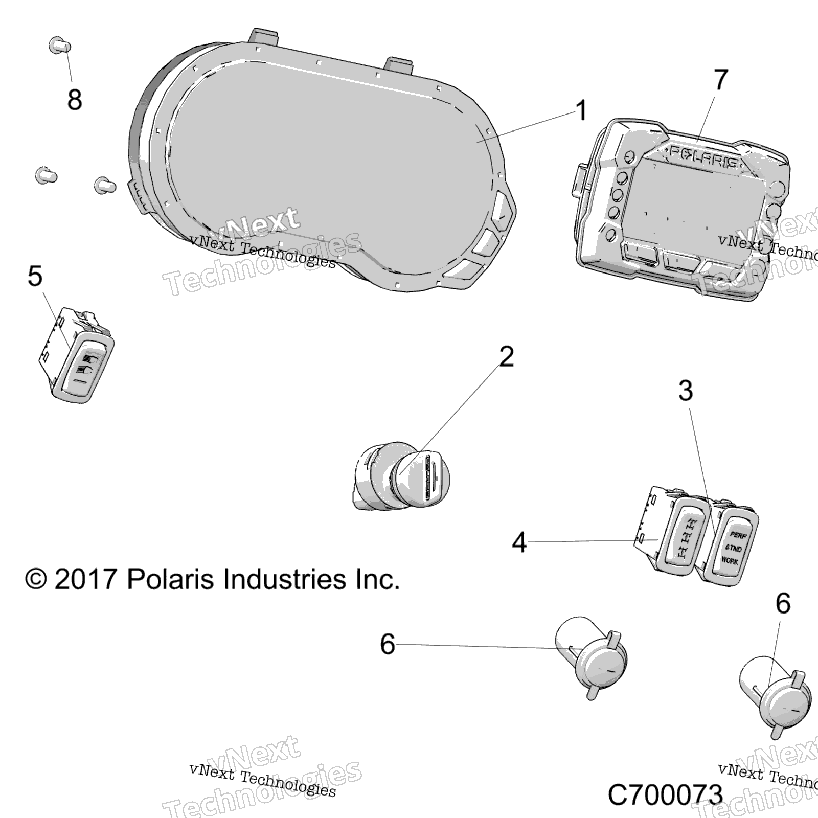 Electrical, Dash Instuments R19rse99as / A1 / A9 / Ad / Av / B1 / B9 / Bs / Bd / Bv