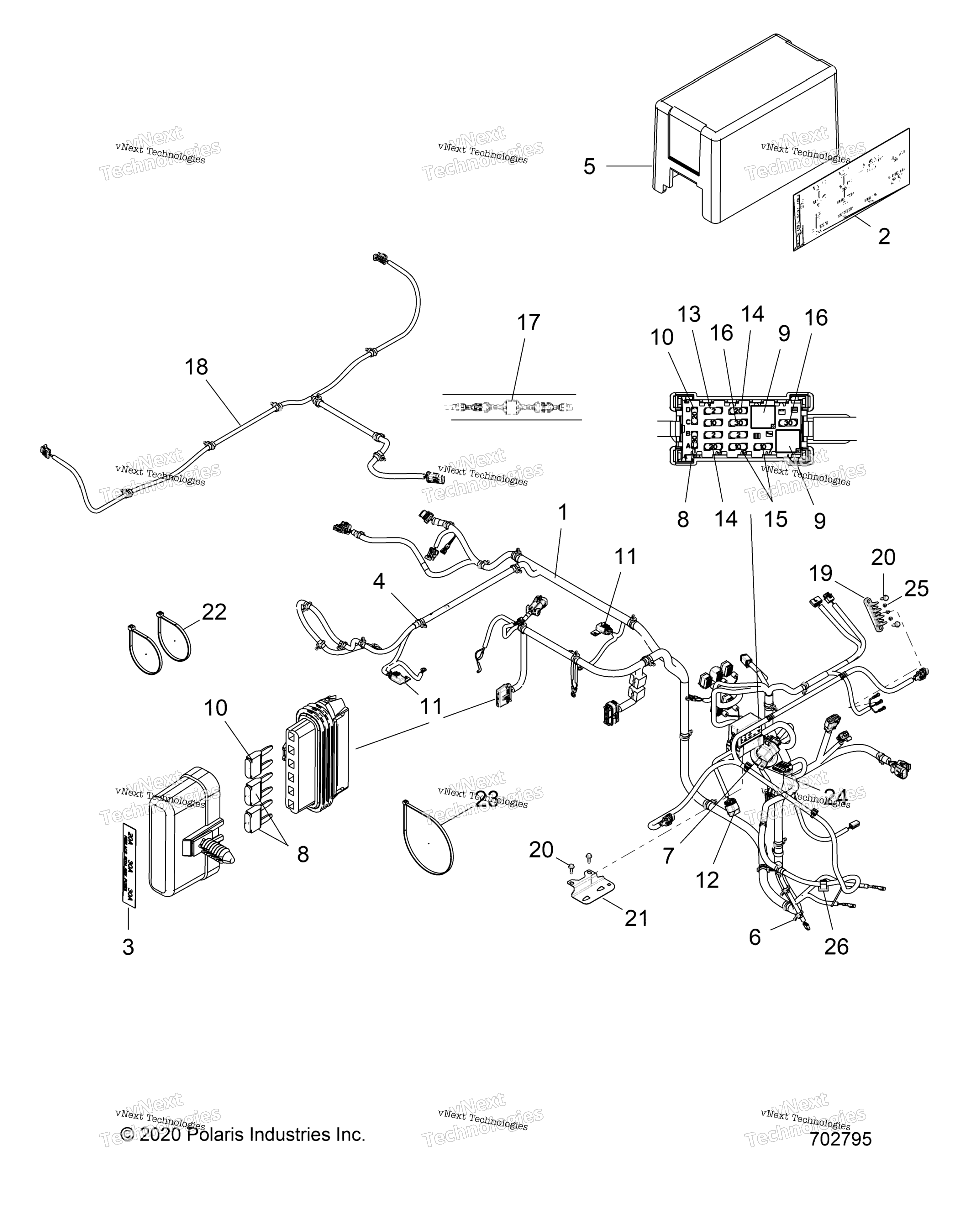 Electrical, провод Harnesses