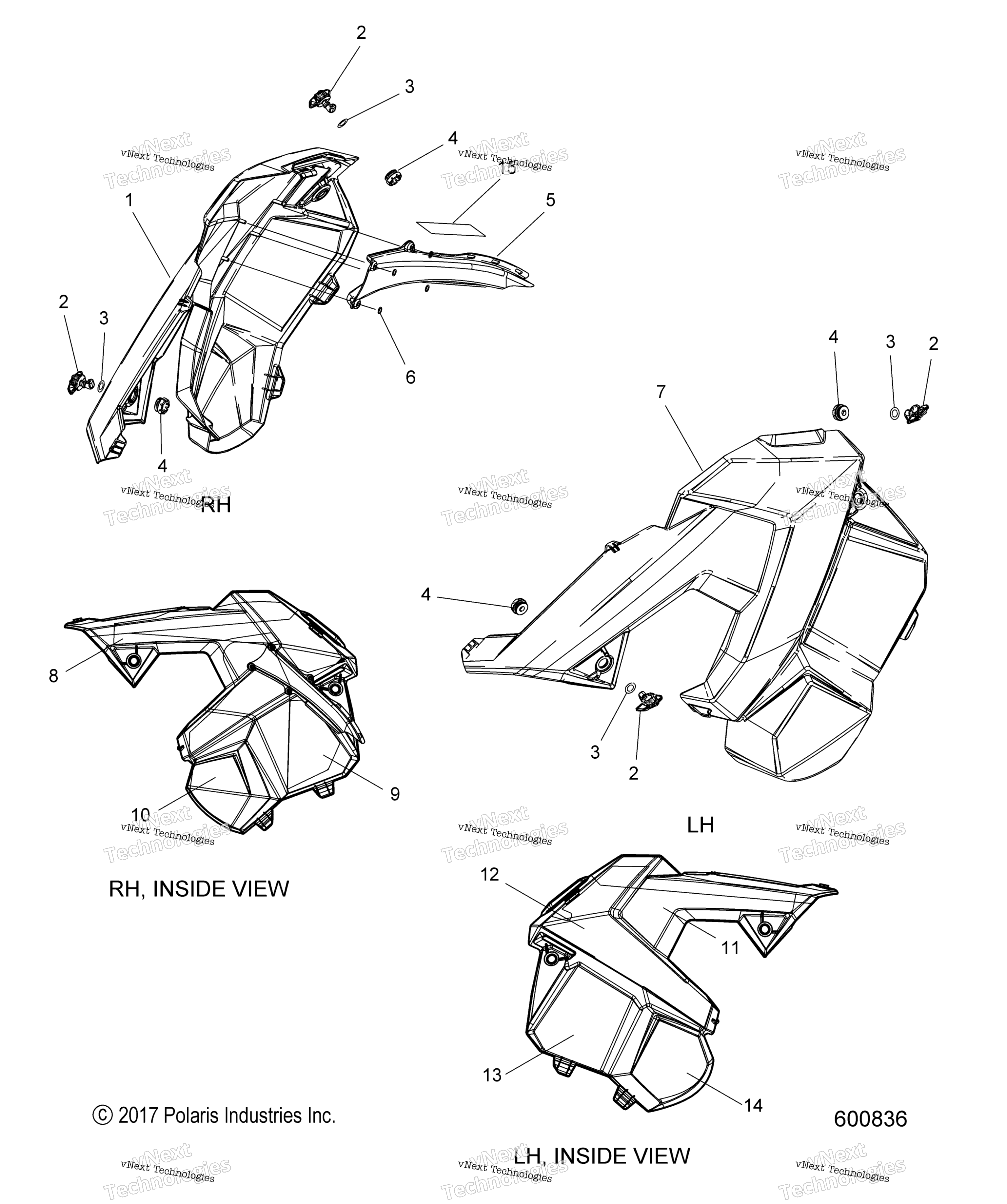 Body, Side Panels All опции