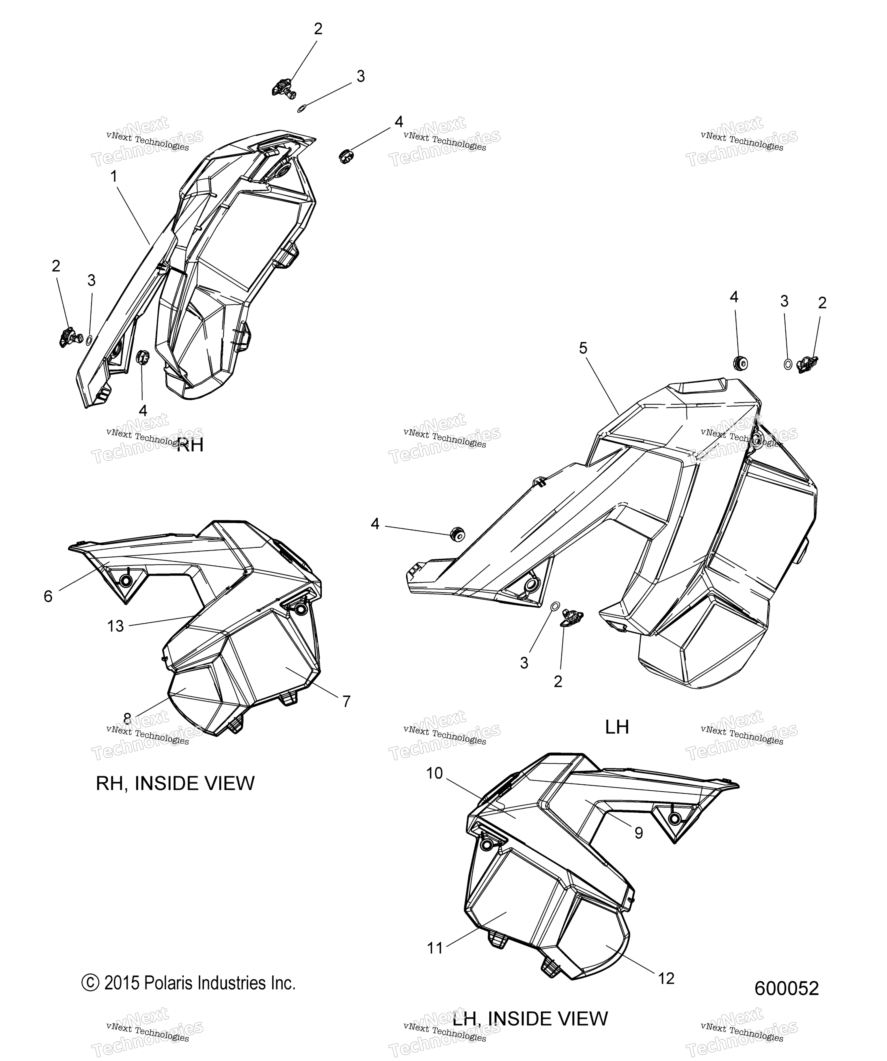 Body, Side Panels All опции