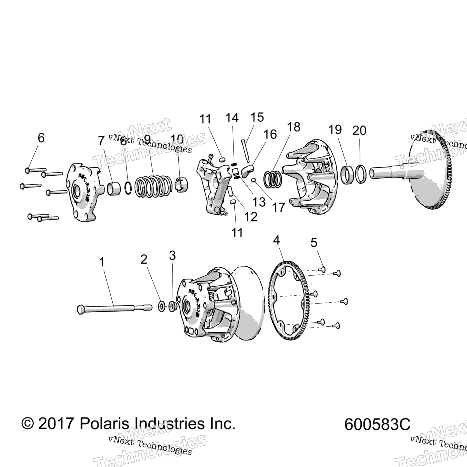 Привод Train, Clutch, Primary All Options