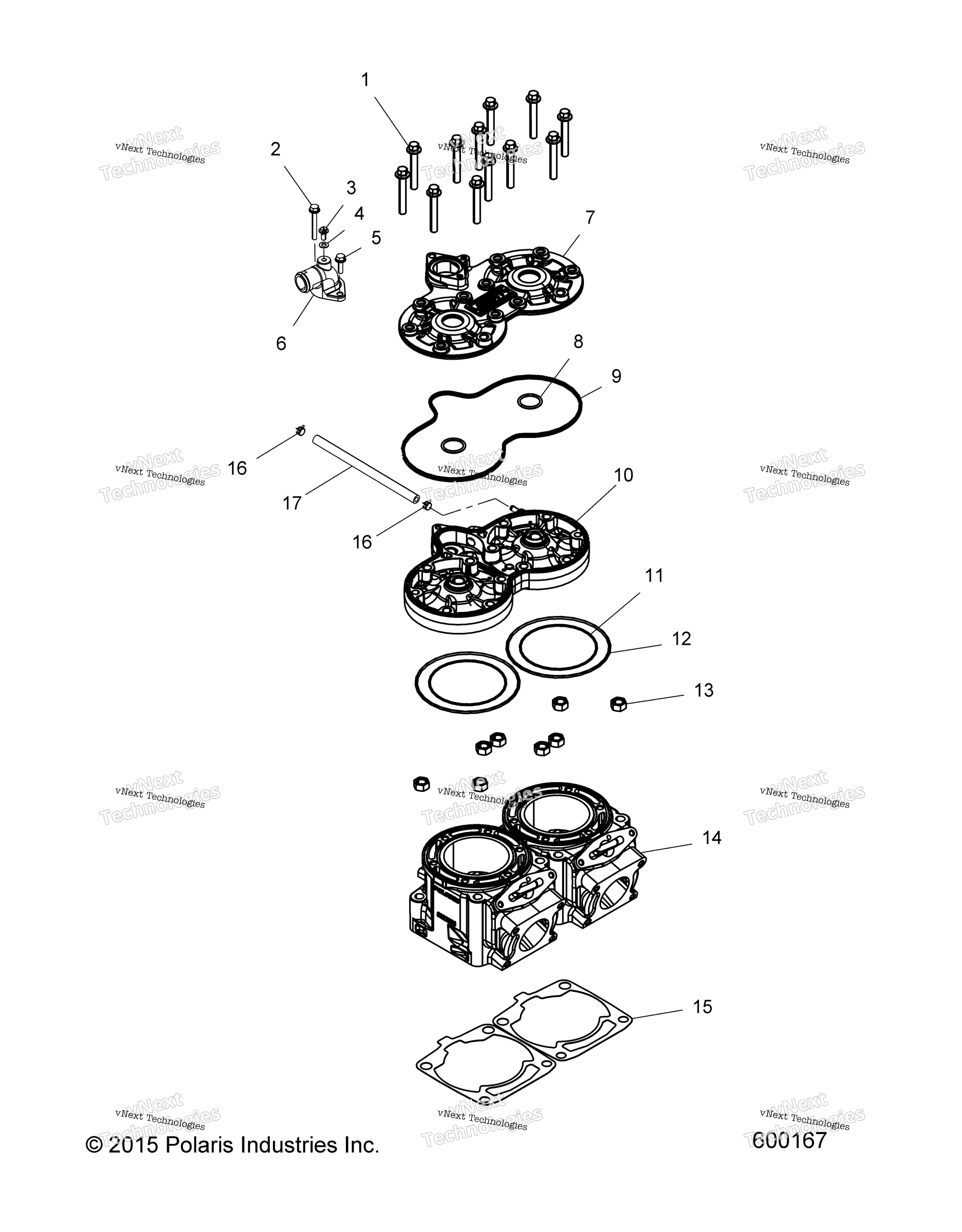 Двигатель, цилиндр