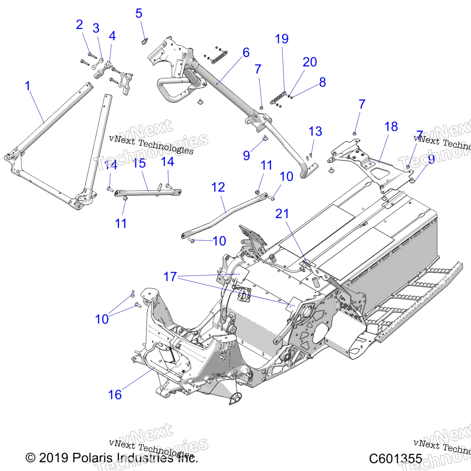 Chassis, Chassis Asm. & Over Structure All опции