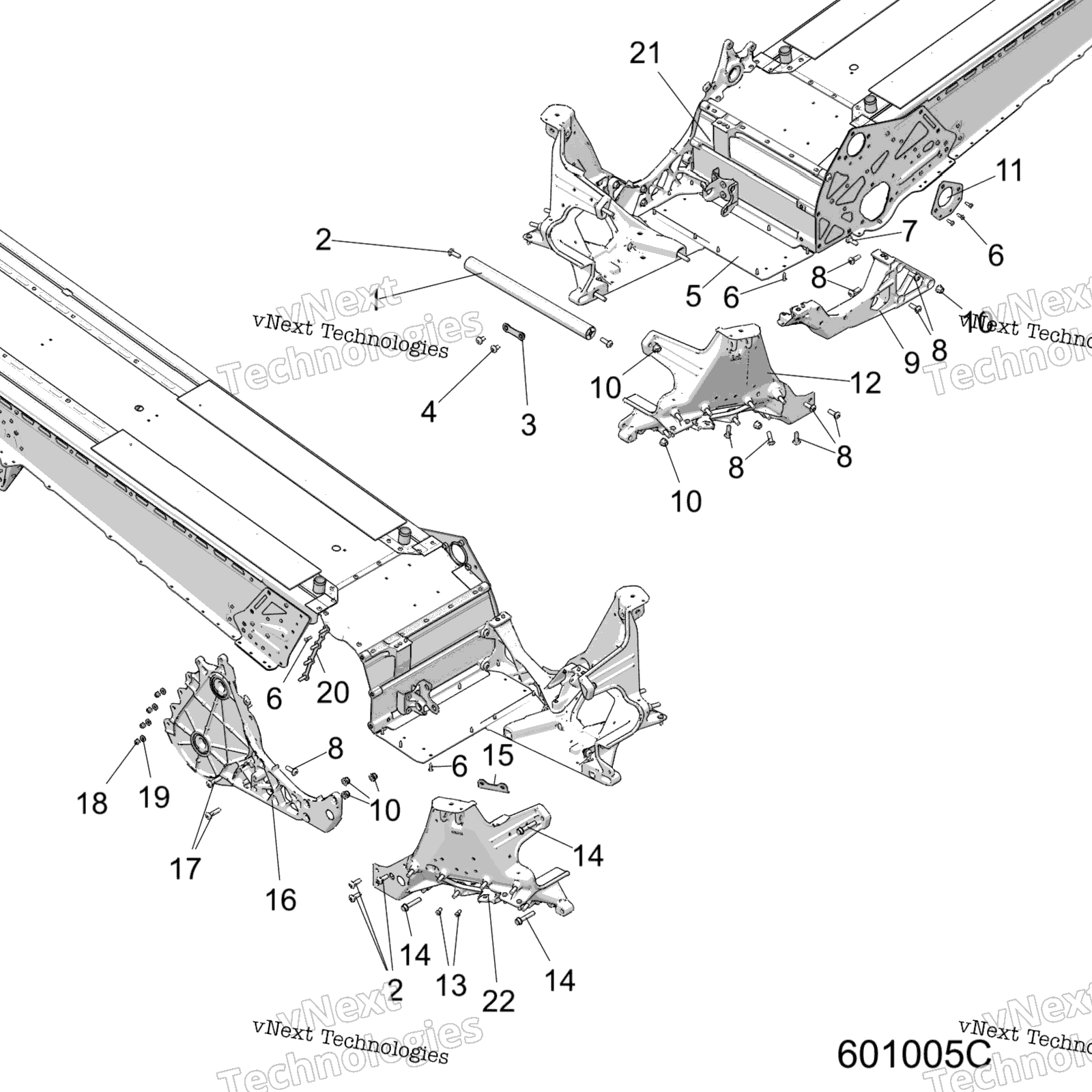 Chassis, Bulkhead Asm. All опции