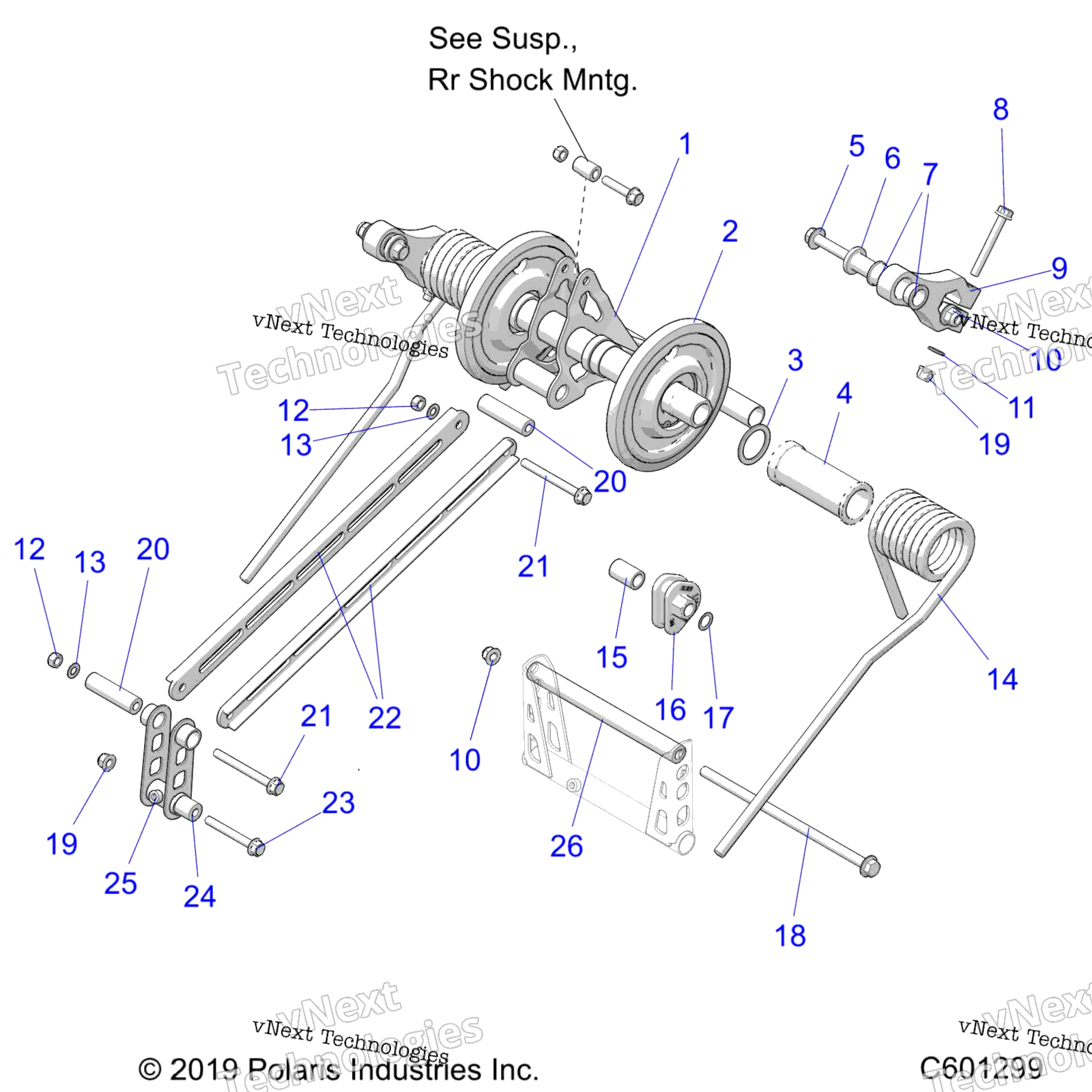 Suspension, Torque Arm, задний All Options