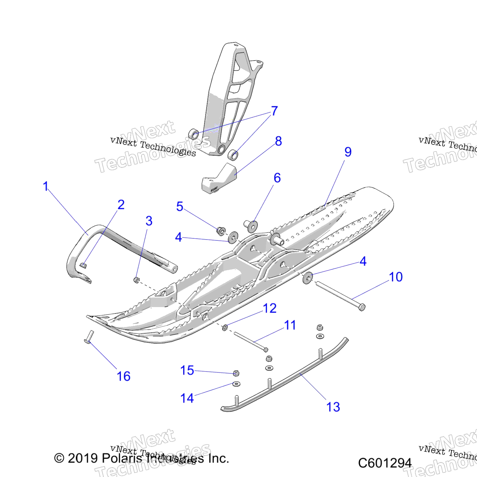 Steering, Ski Asm. All опции