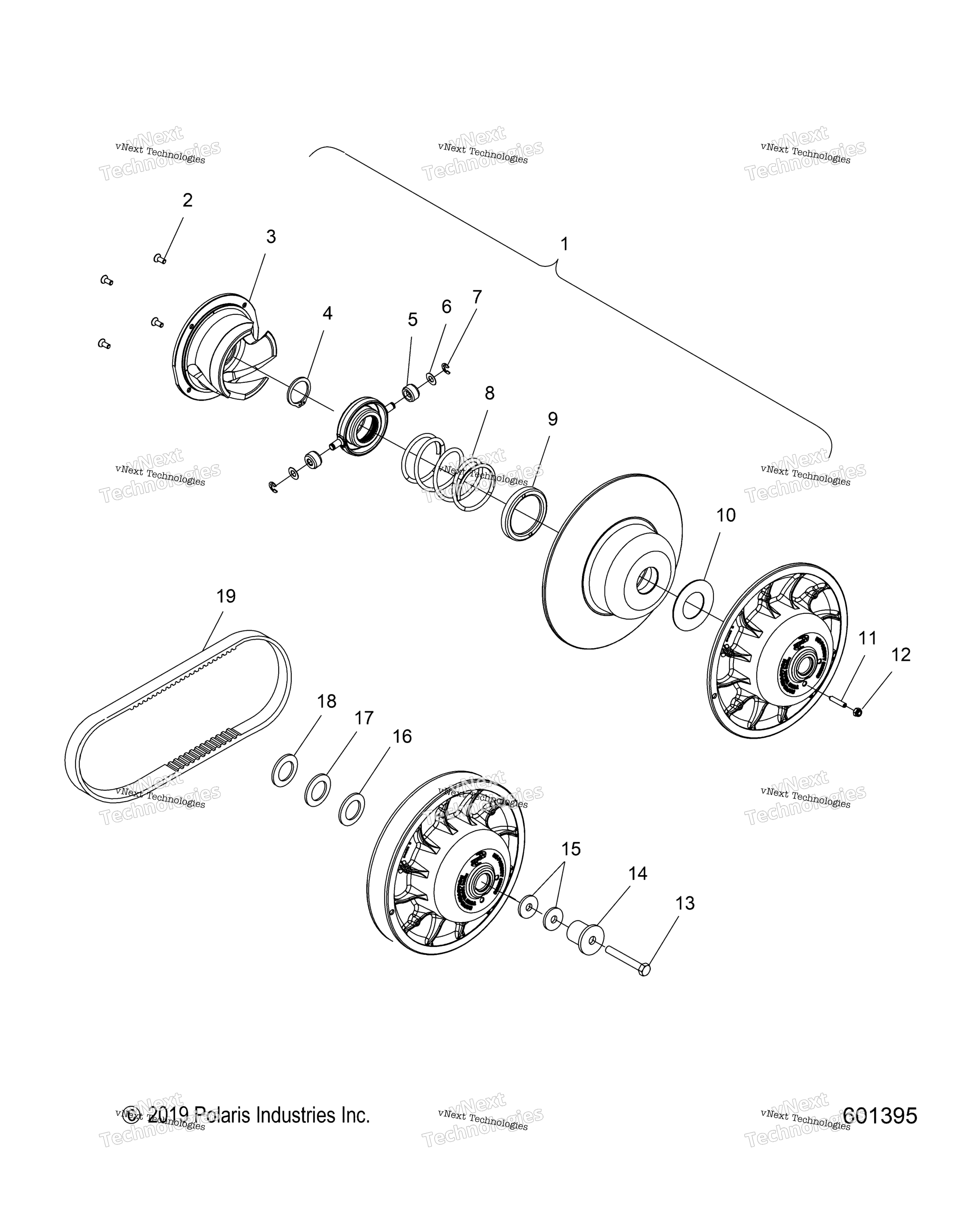 Привод Train, Clutch, Secondary