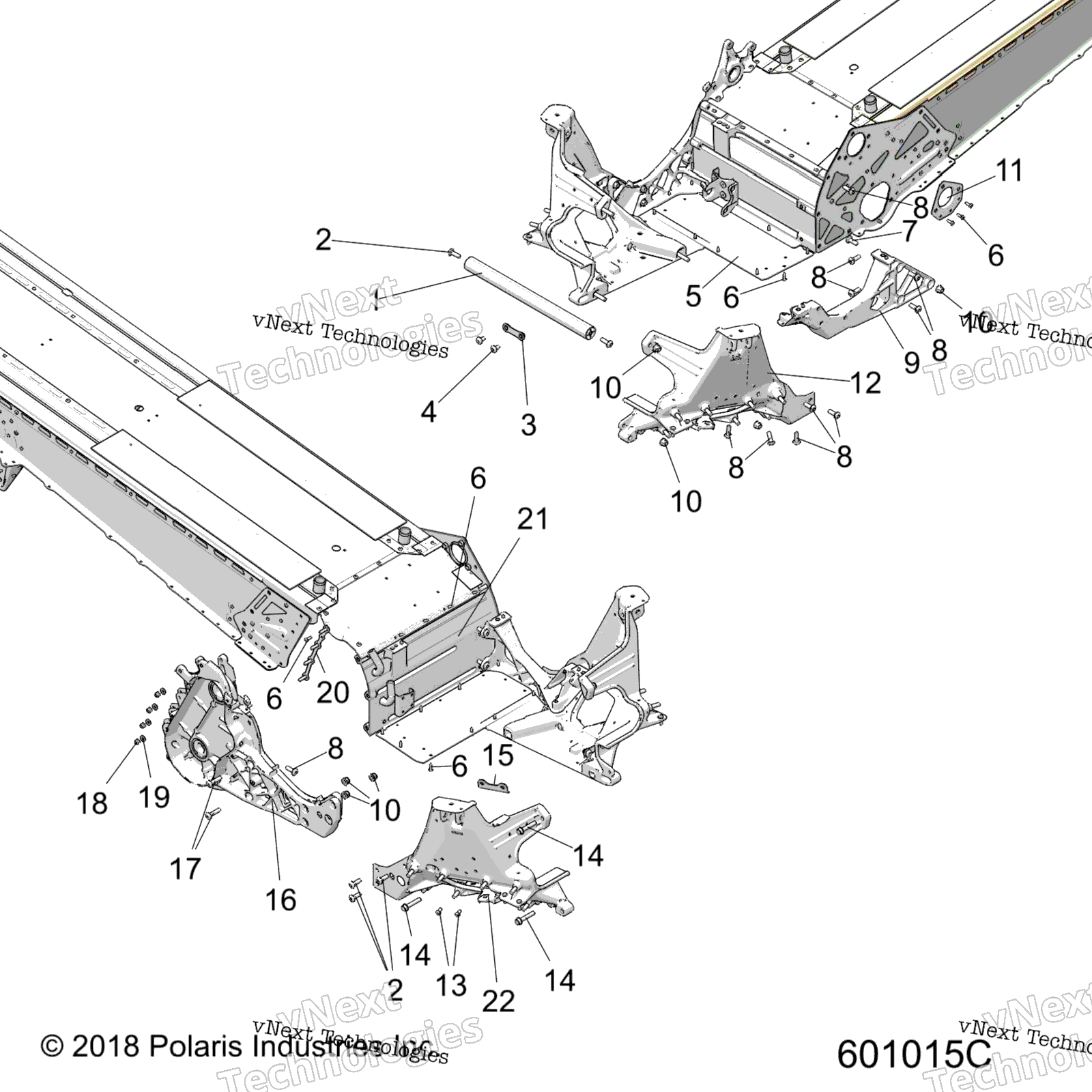 Chassis, Bulkhead Asm. S20efs8r / 8Re All Options