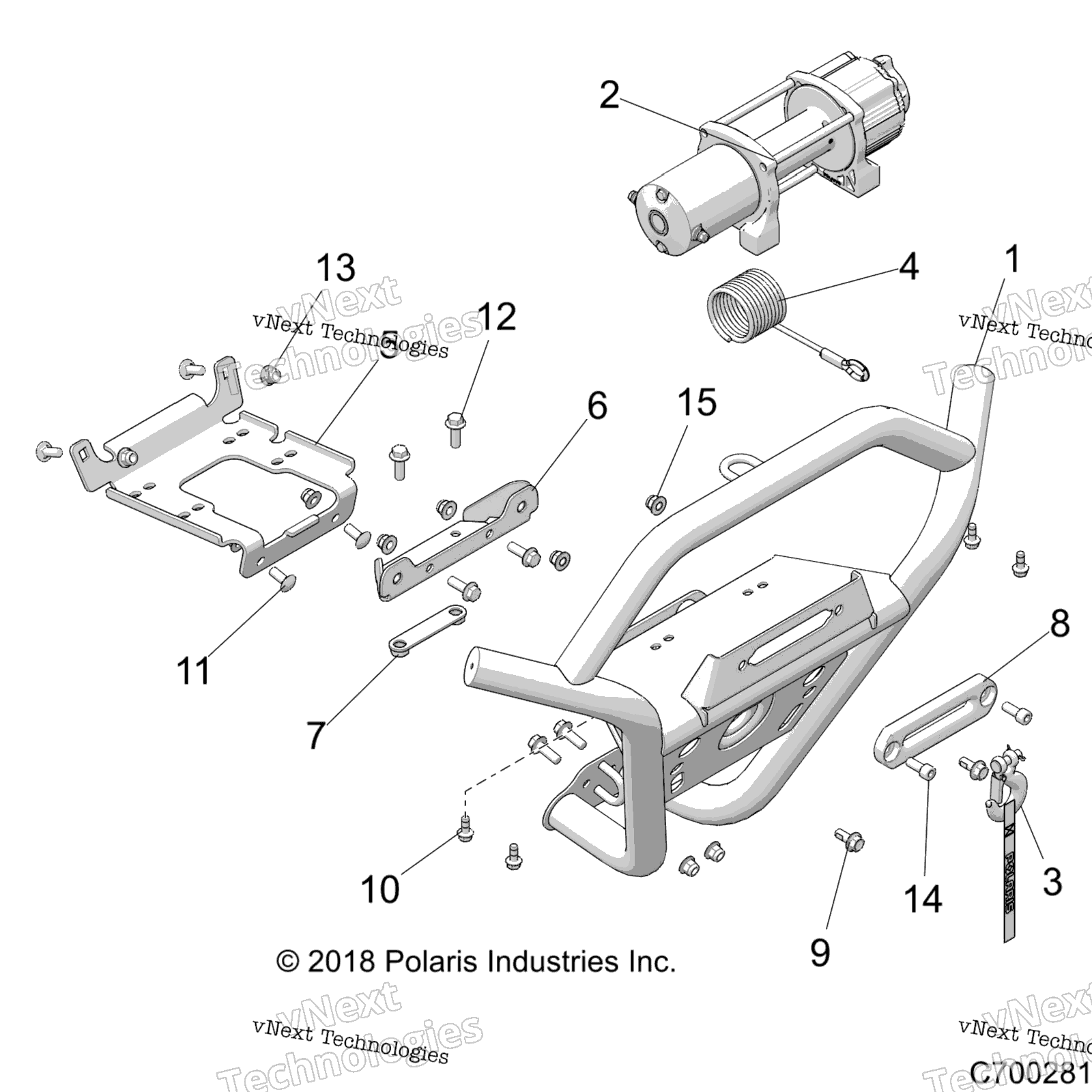 Accessory, передний Bumper, W / лебёдка Z20n4m99al