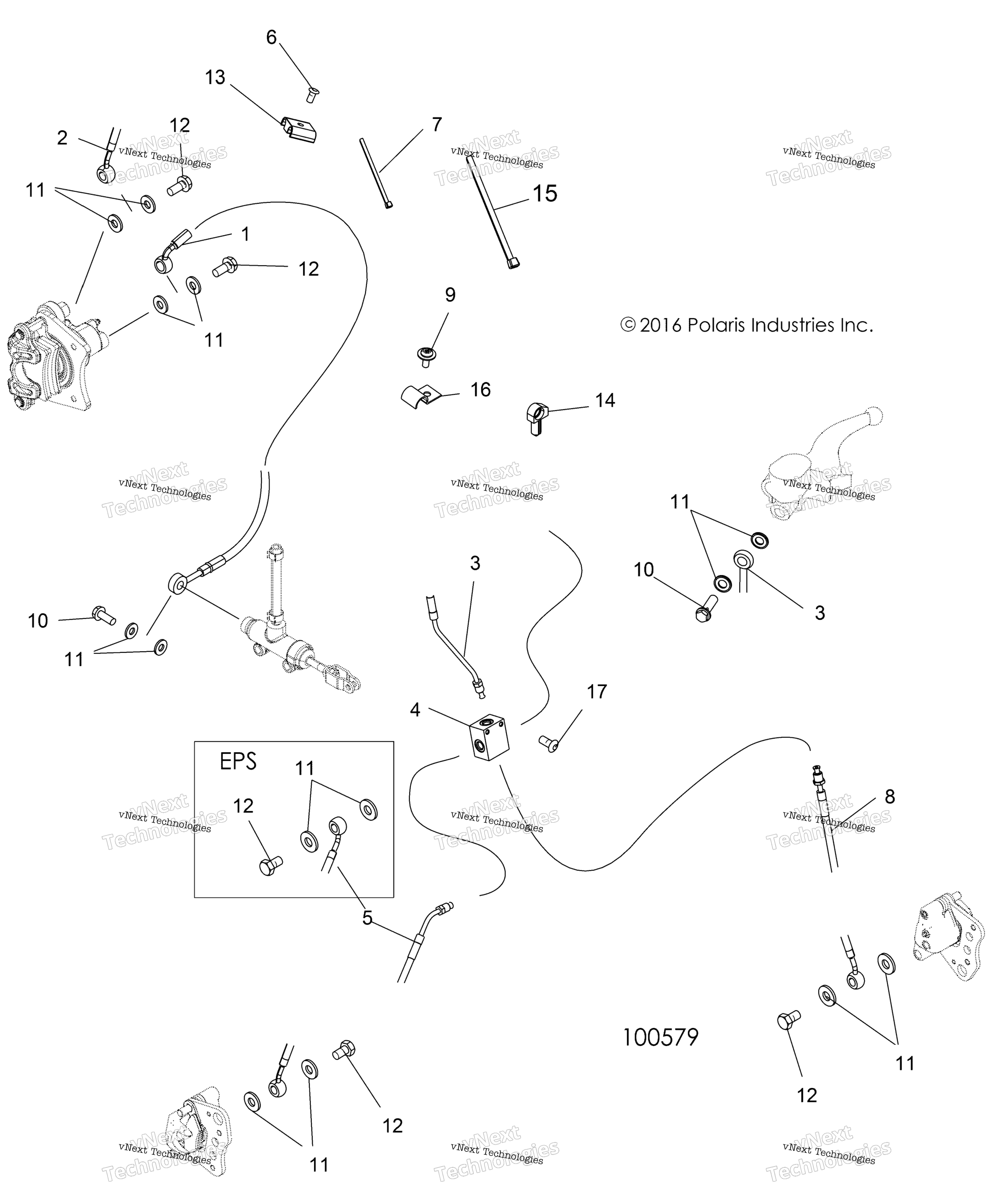 Тормоза, тормозные шланги A19sea57b1/5/9/L2/L7/E57b1/5/9/F57b4/Sey57b5/Sez57bz