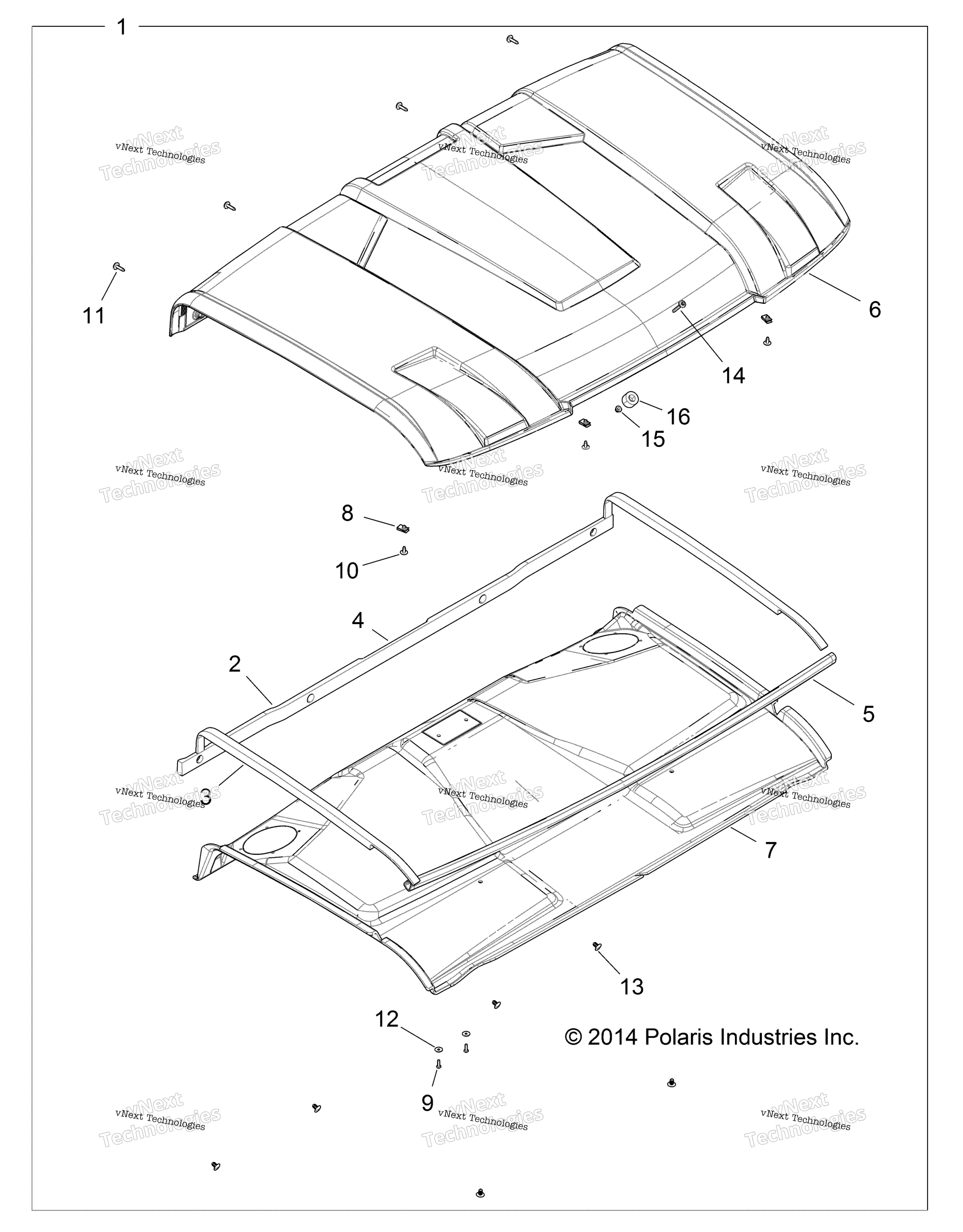 Body, Roof R15rta / E87a2 / A5