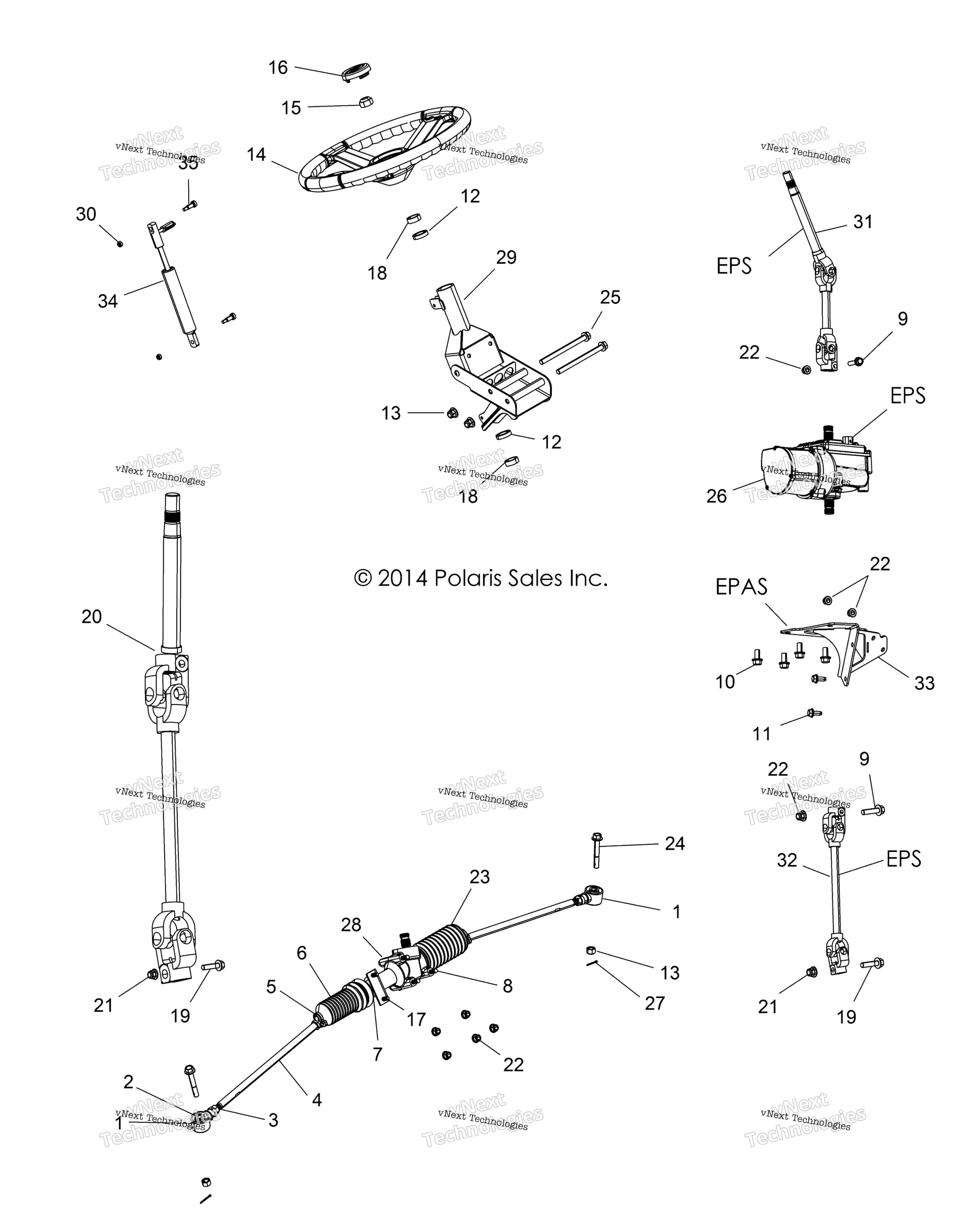 Steering, рулевое управление Asm. R15rta / E87 All Options