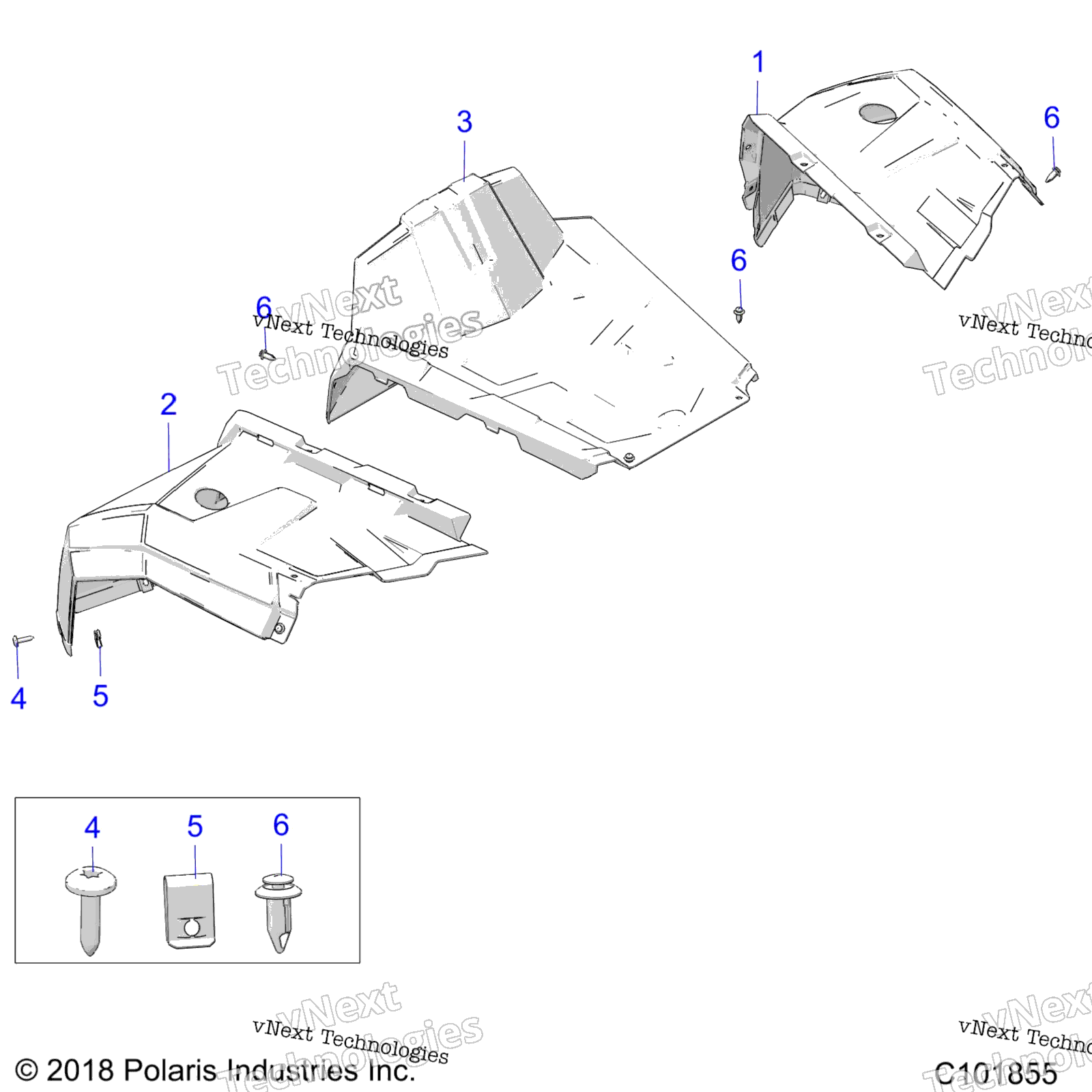 Body, передний Fenders