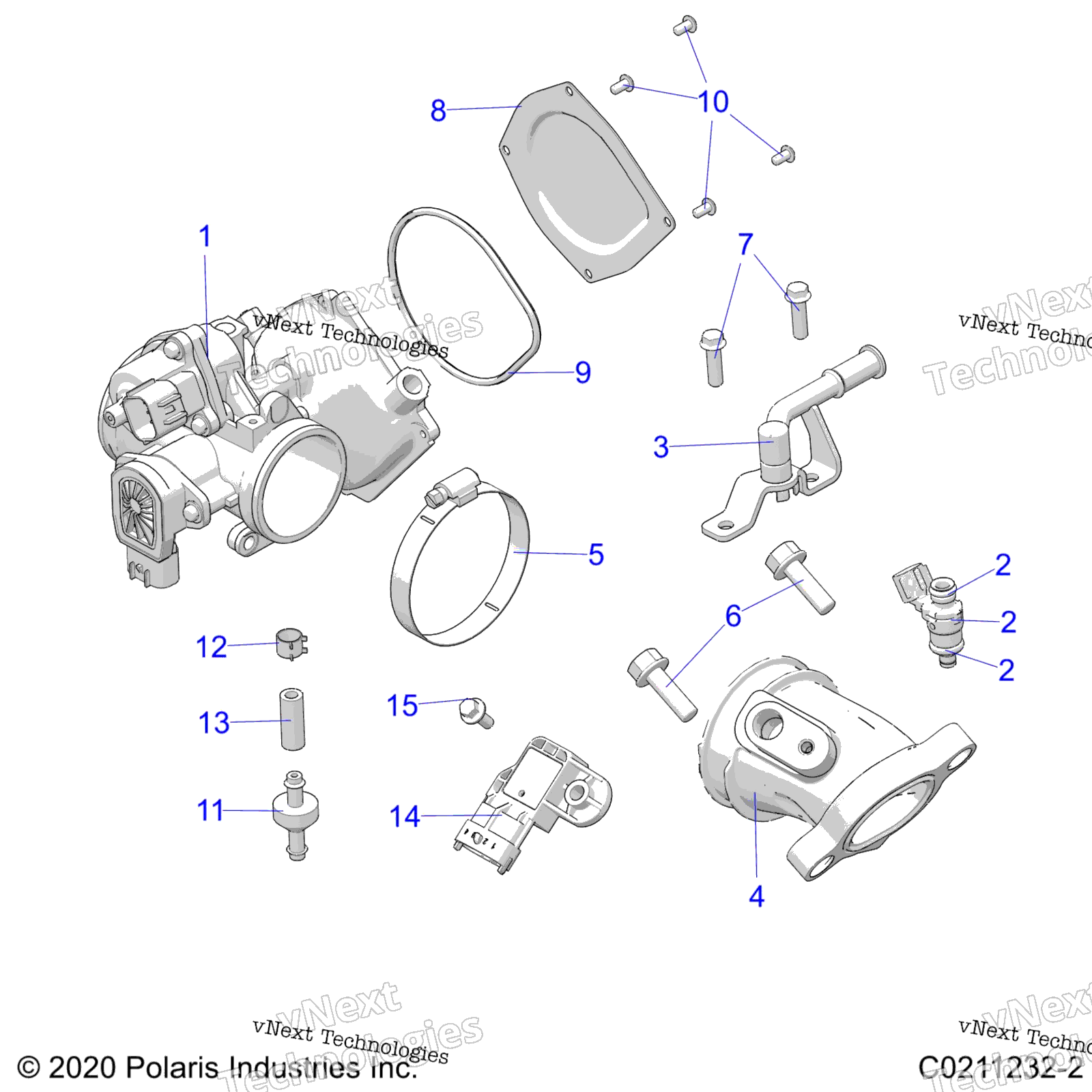 Двигатель, дроссельный узел & Fuel Rail A21see57a1/A3/A5/A7/A9