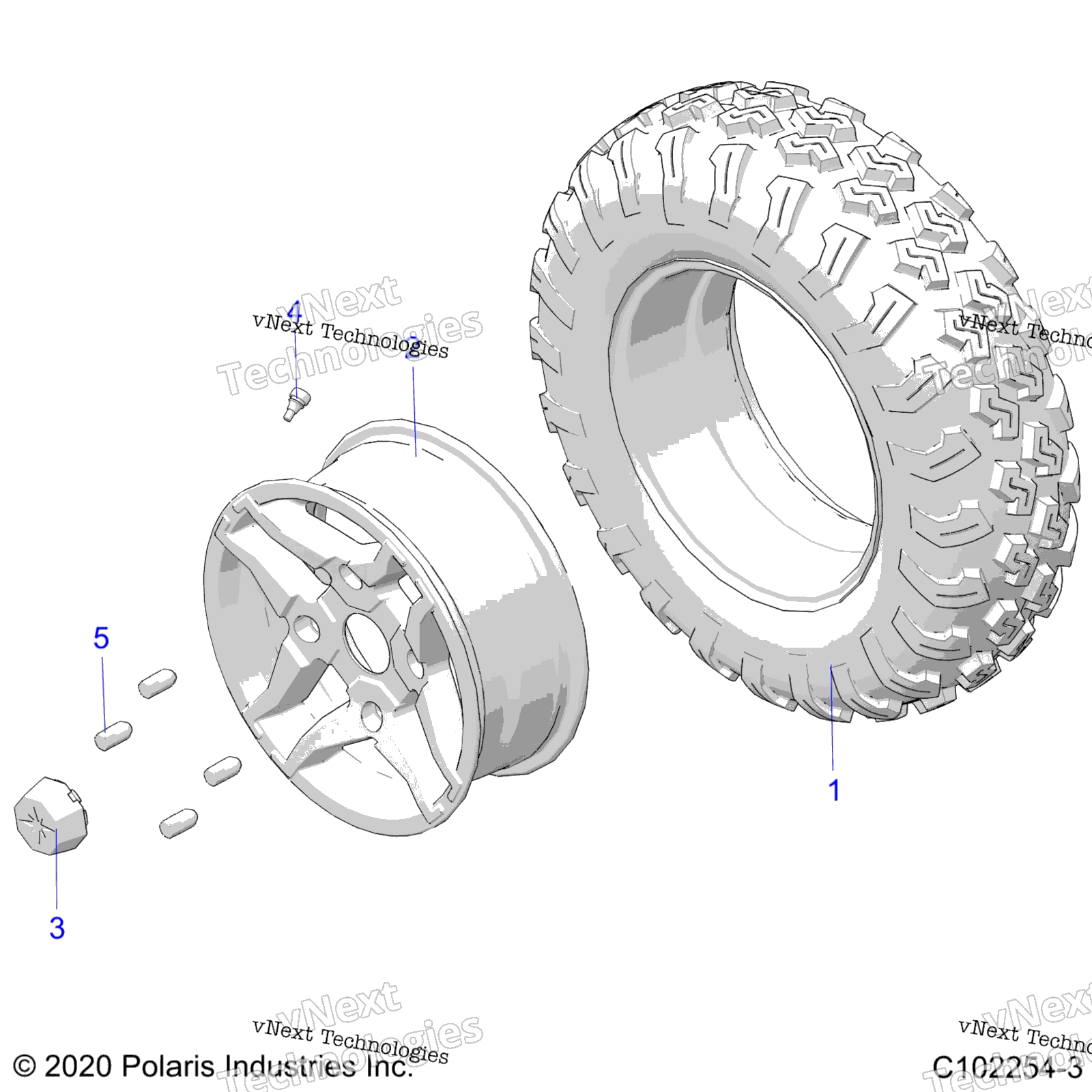 Колёса, передние Tire A21sws57c2