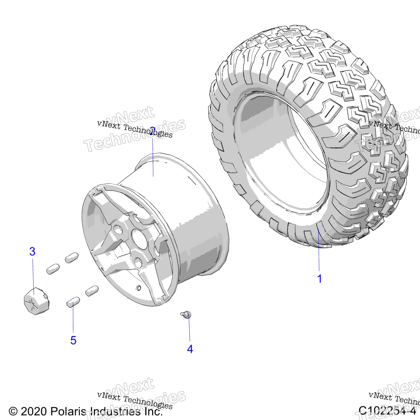 Колёса, задние Tire A21sws57c2