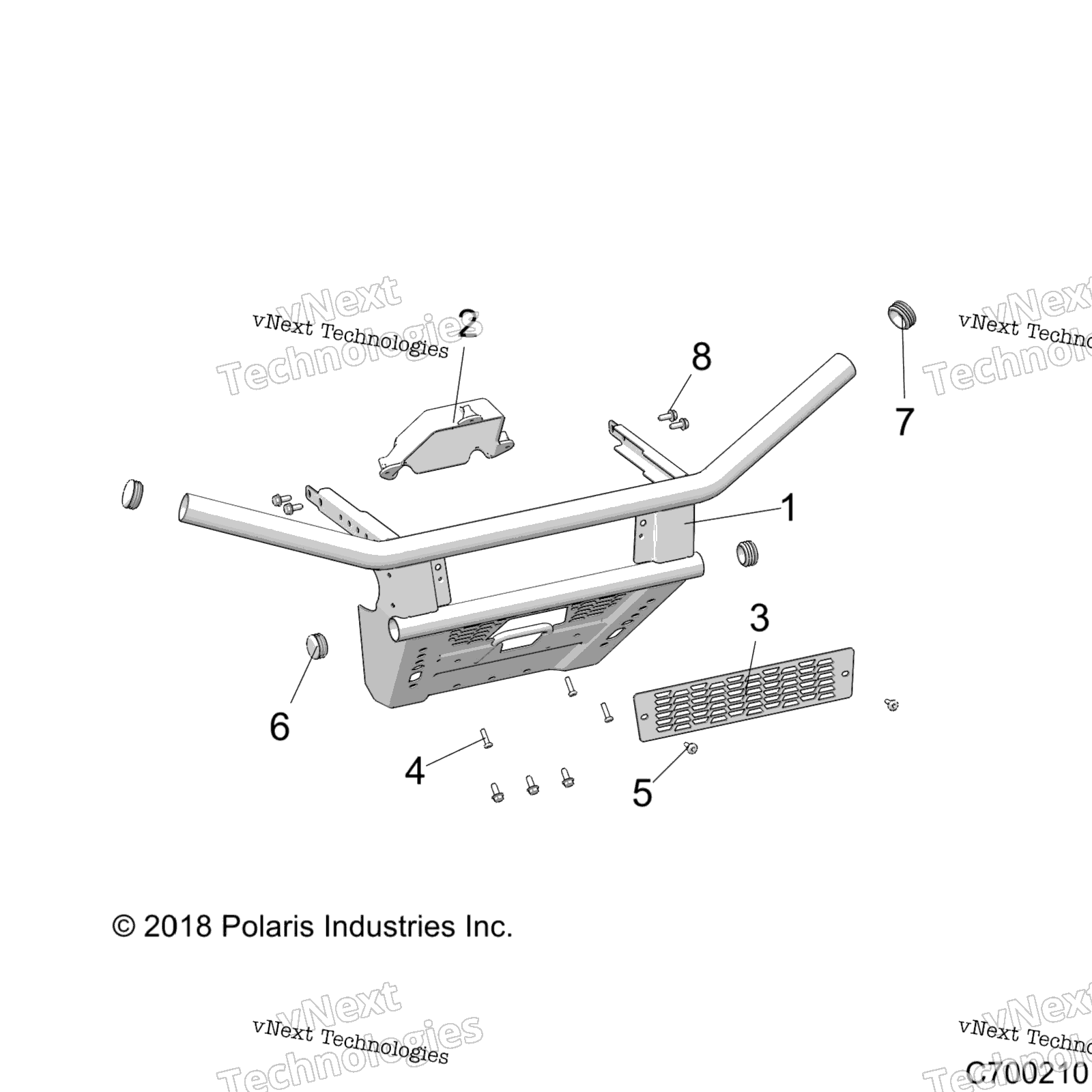 Кузов, бампер R21m4a57b1