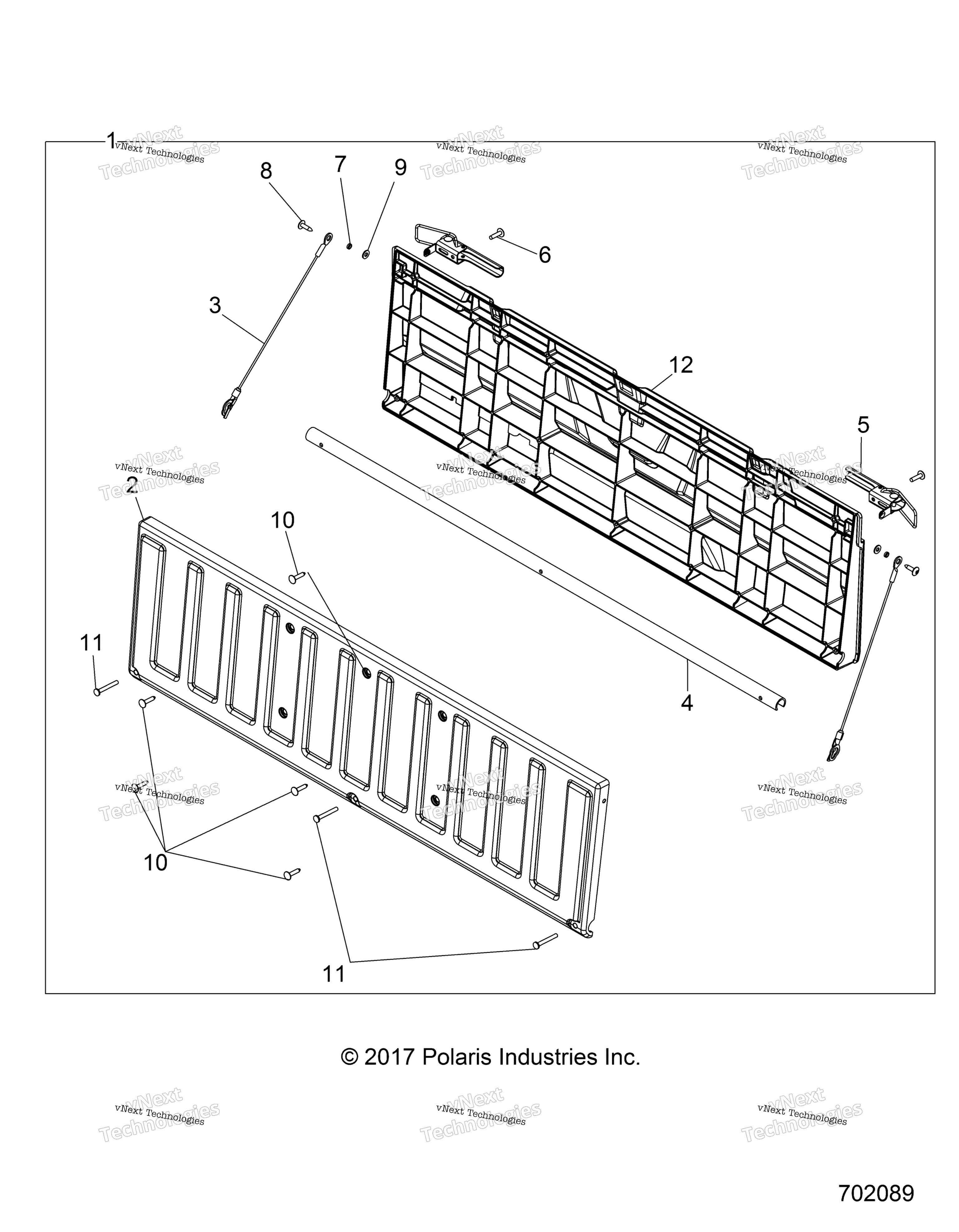 Body, Tailgate Asm. R21maa57f1 / F9 / Sf1 / F9 / C1 / C9 / Ck