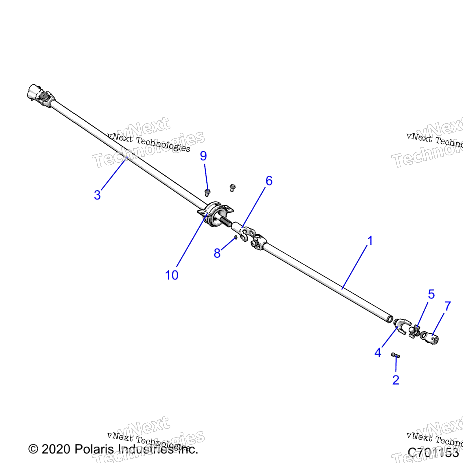 Привод Train, Prop Shaft