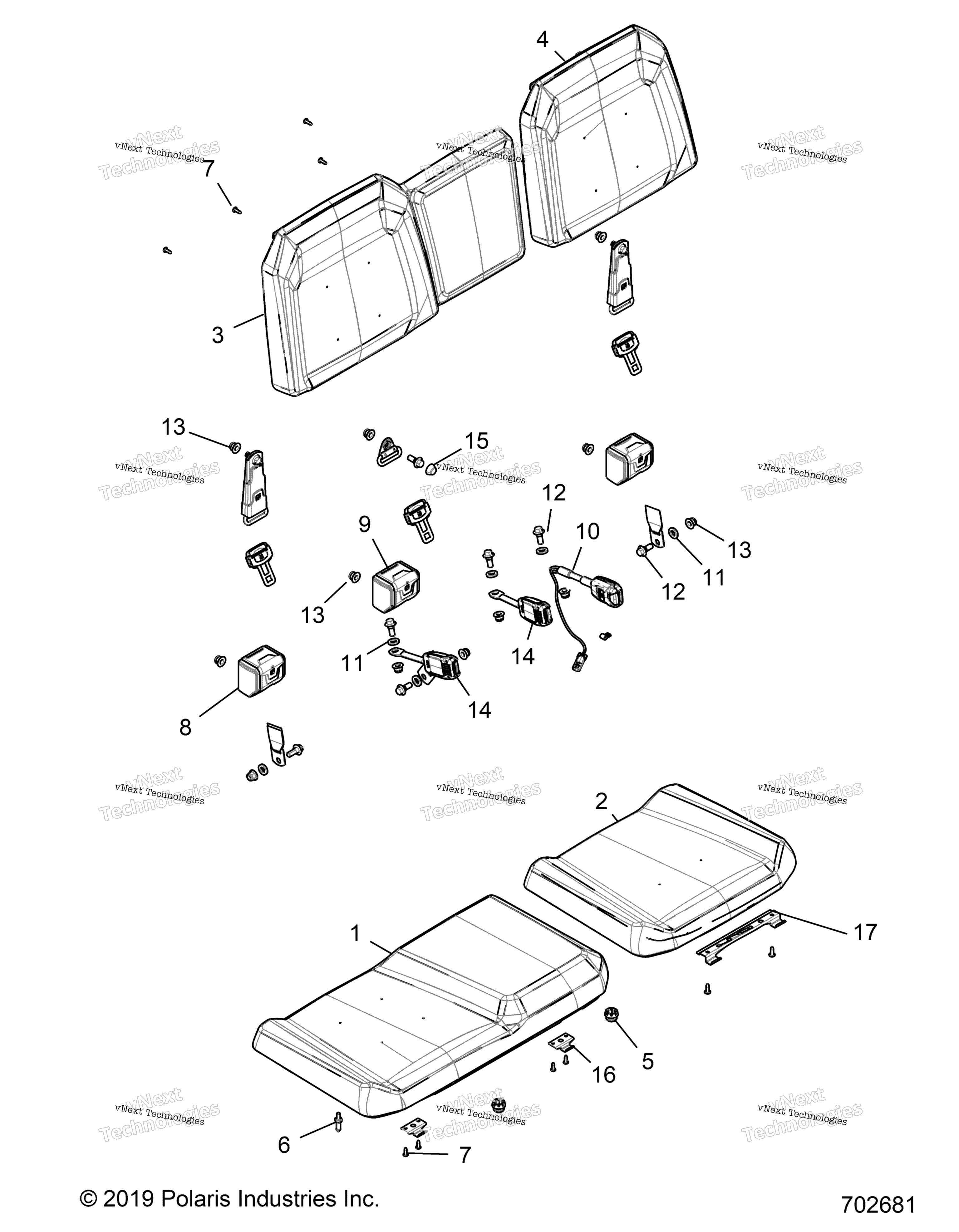 Body, Seat, 60 / 40