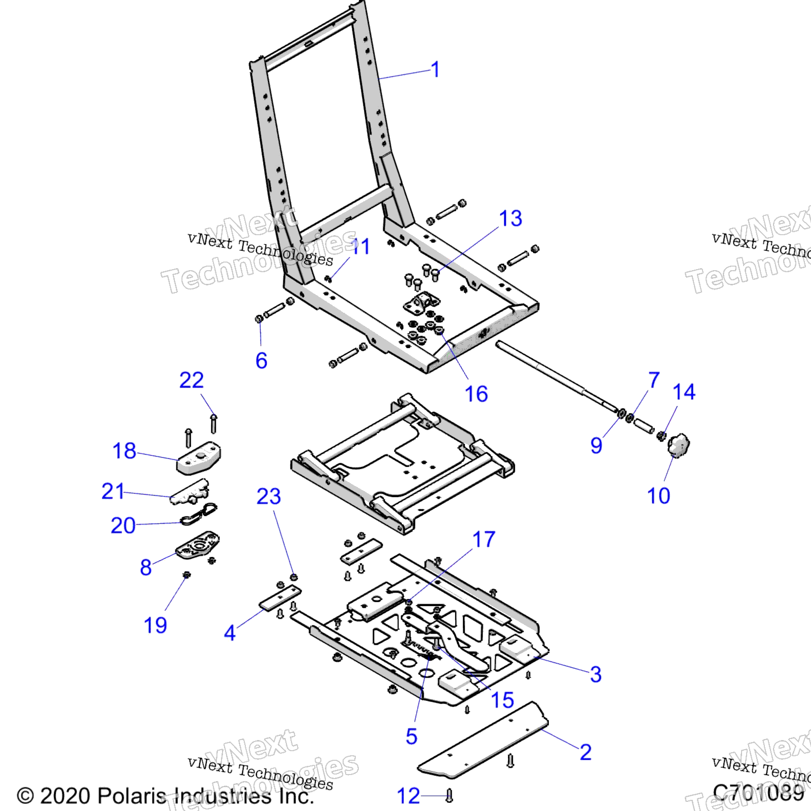 Кузов, сиденье Base Adjuster, Tractor Z21nas99cg