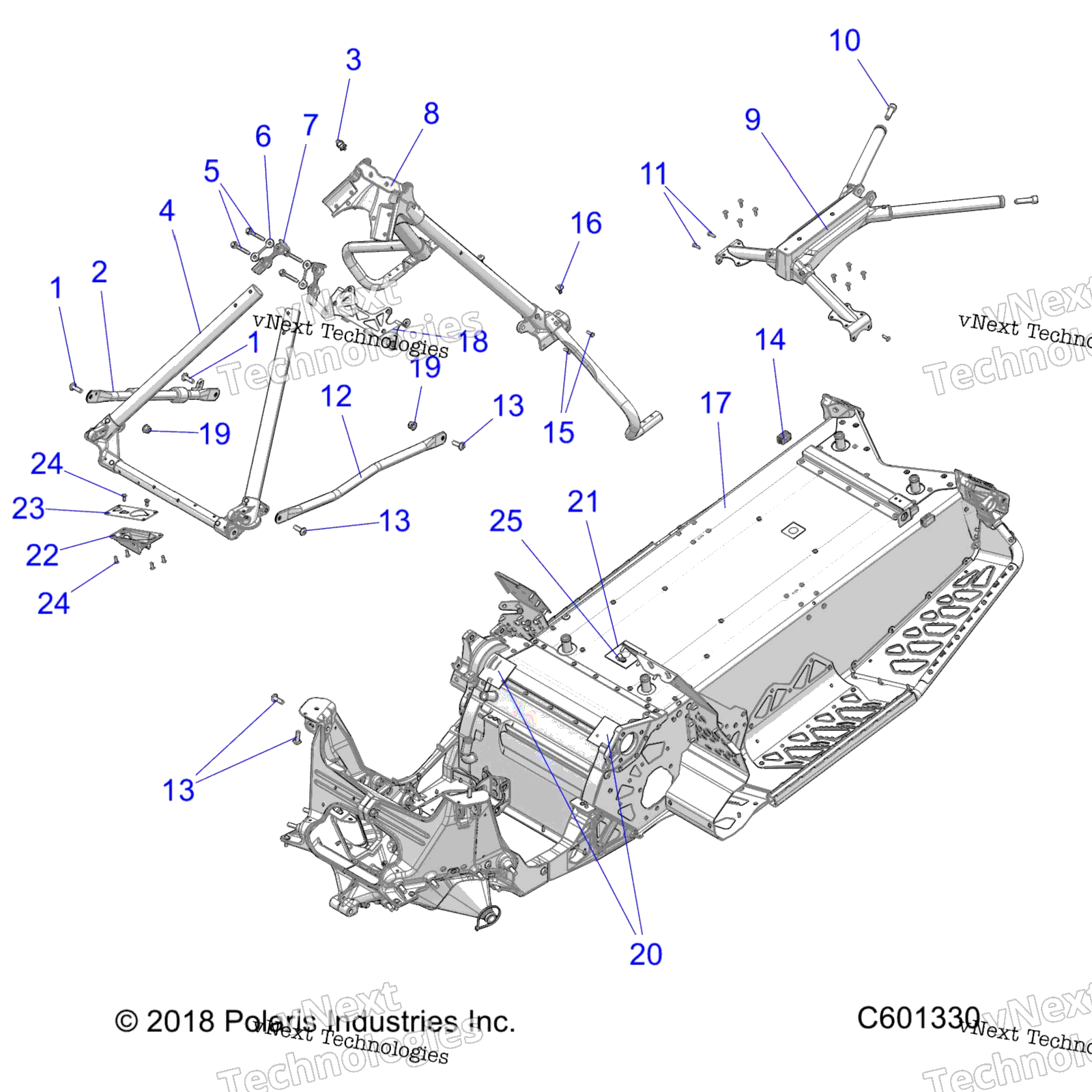Chassis, Chassis Asm. & Over Structure All опции