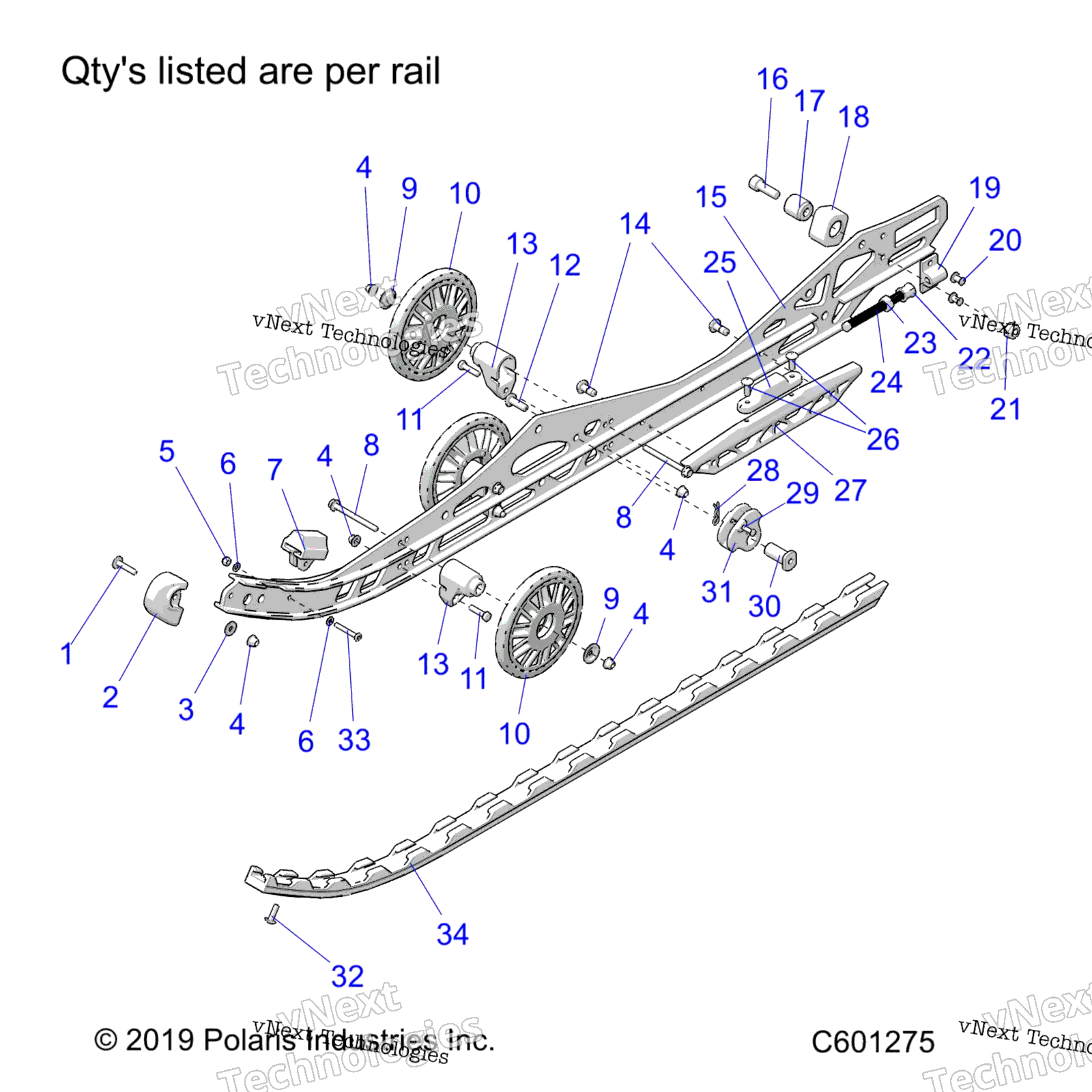 Suspension, Rail Beam, Lh / Rh All Options