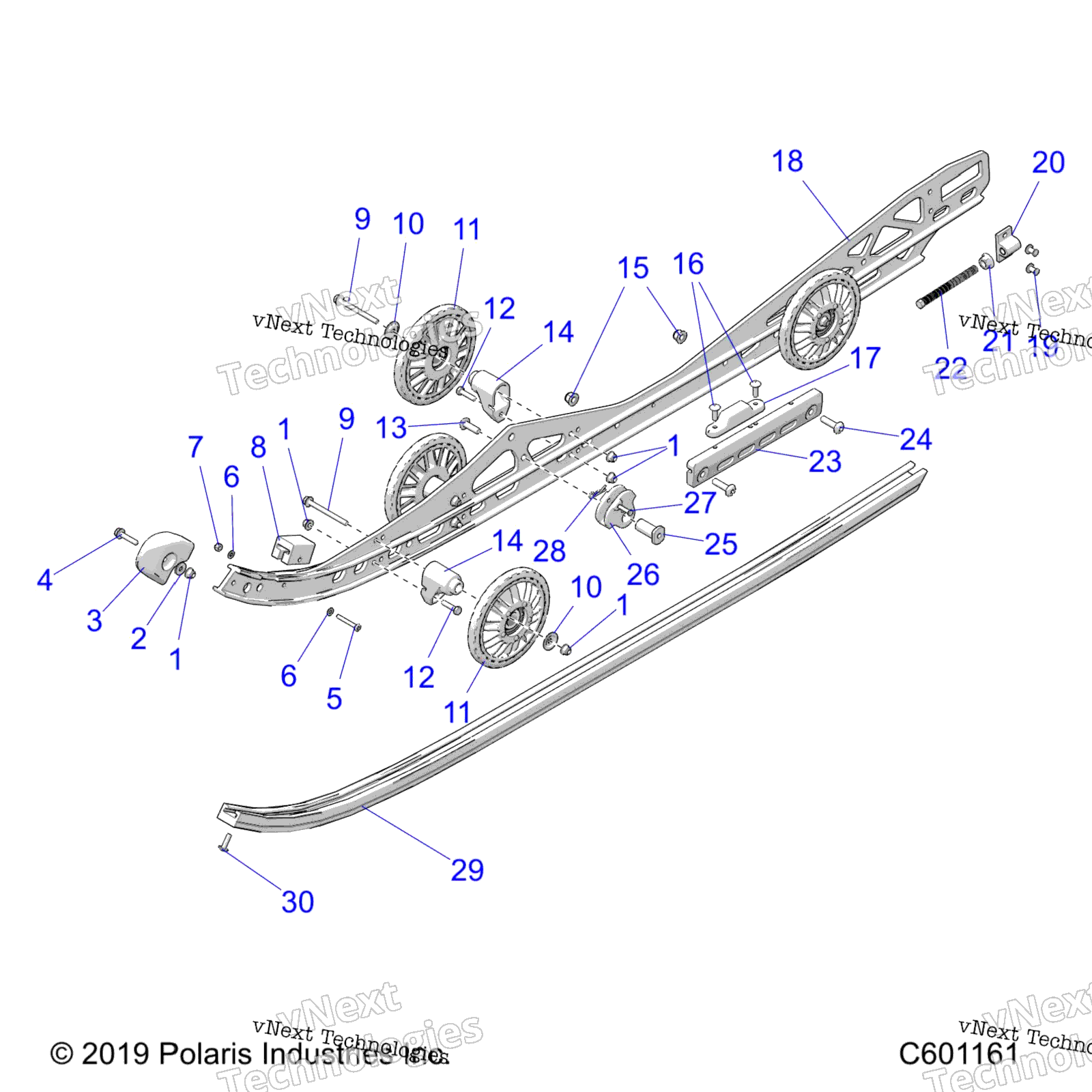 Suspension, Rail, Lh / Rh All Options