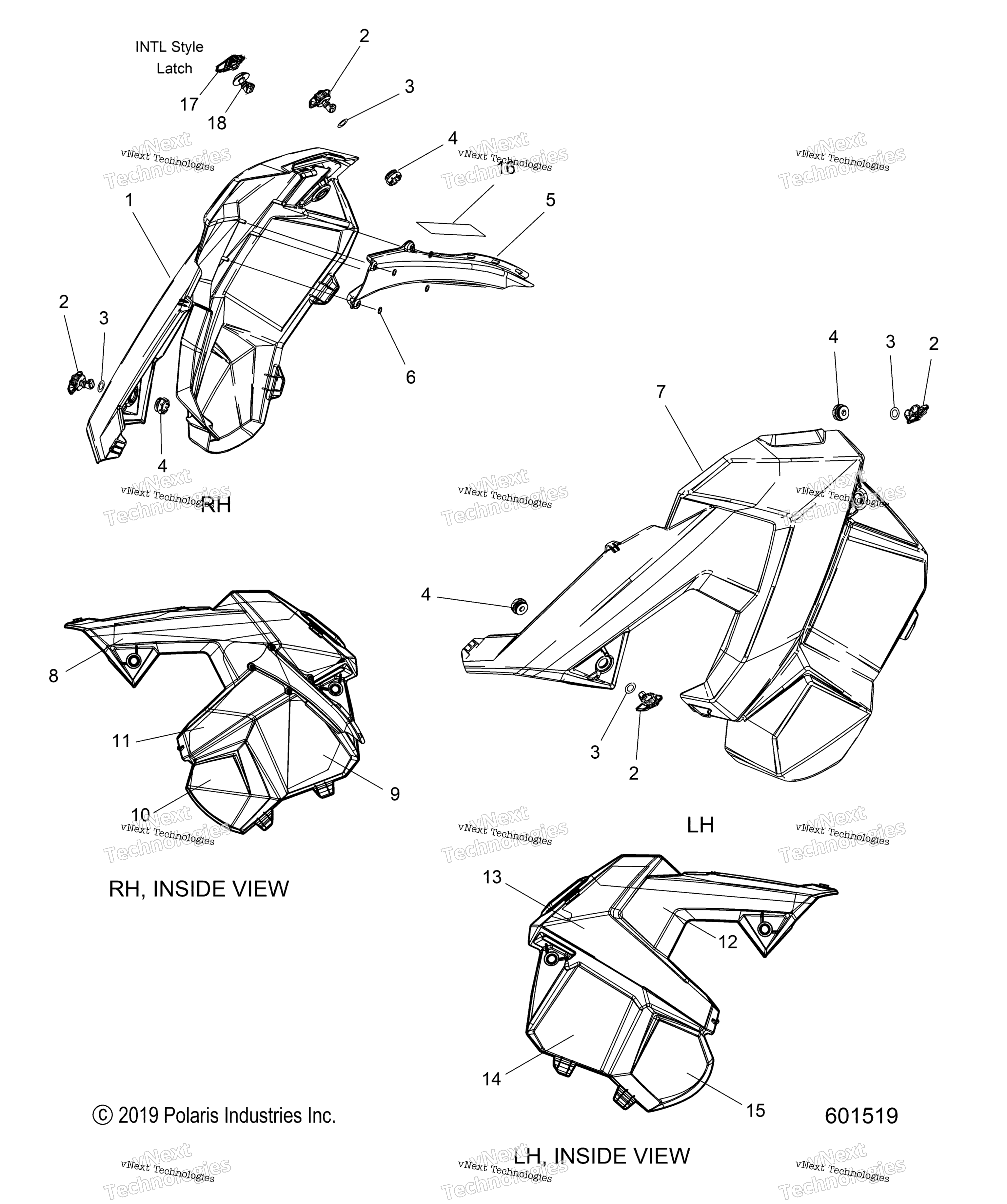 кузов Side Panels