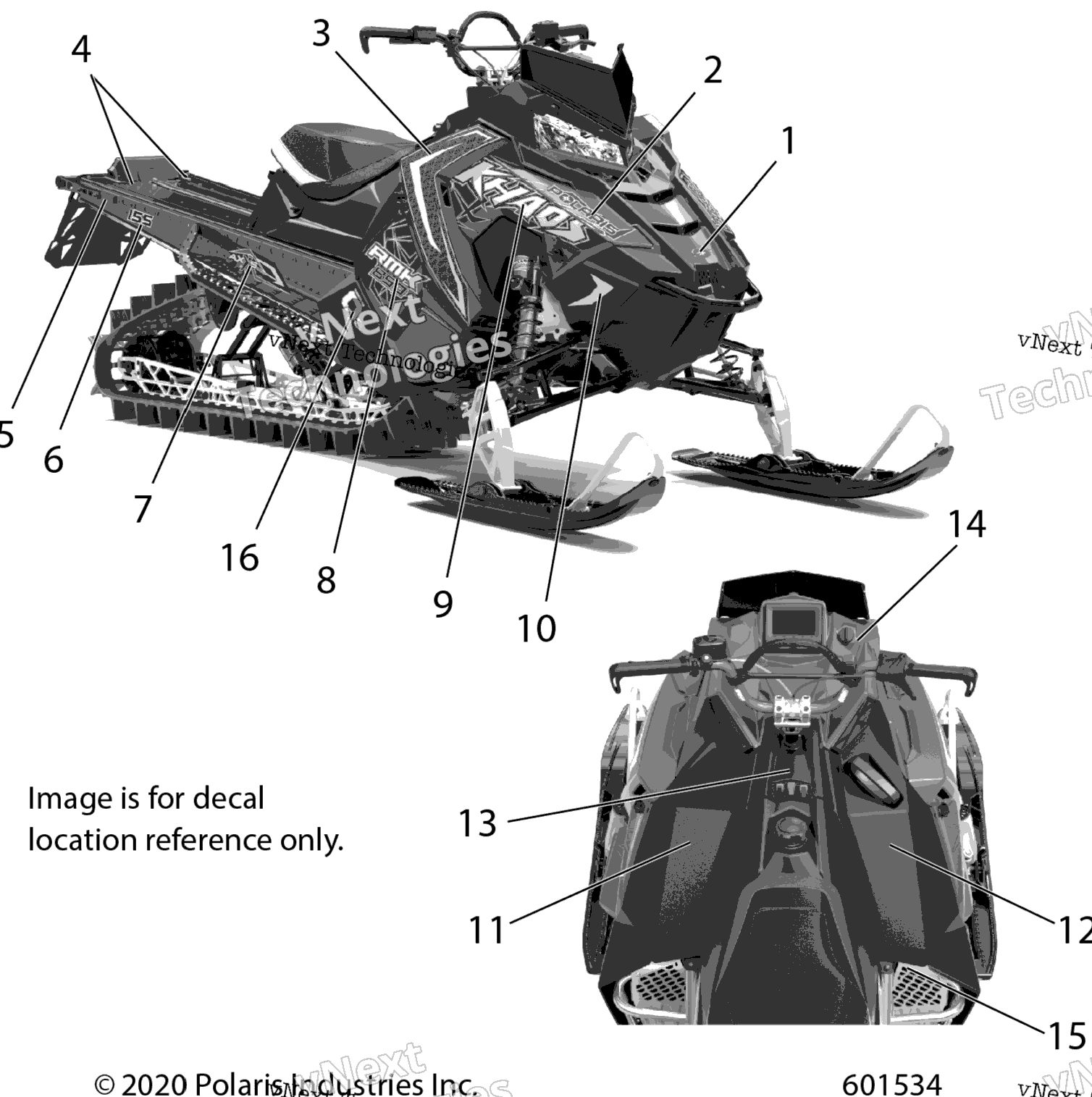 Кузов, наклейка Black Side Panel Option