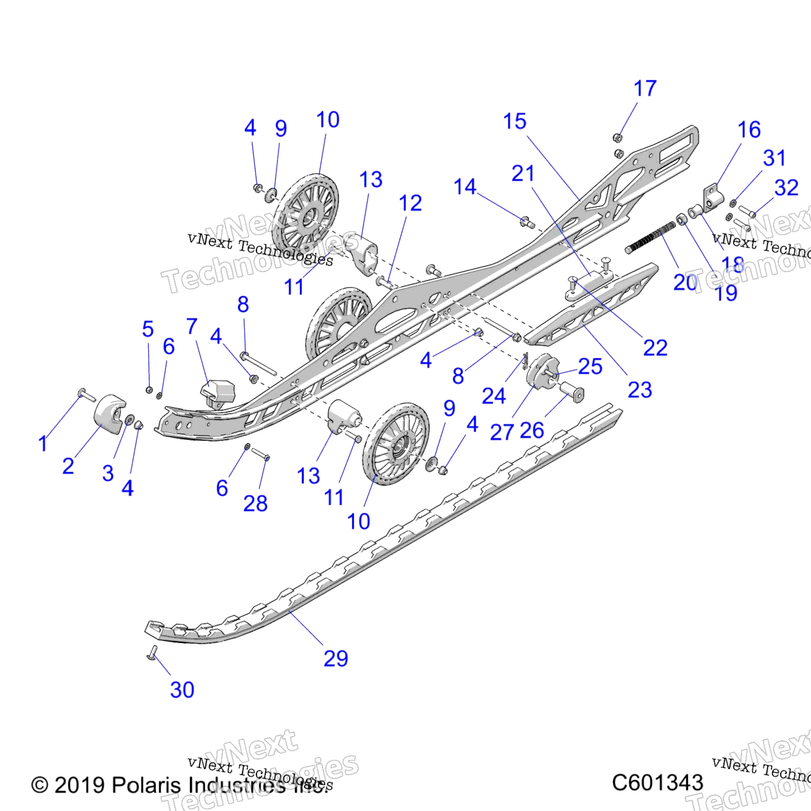 Suspension, Rail Beam, Lh / Rh All Options