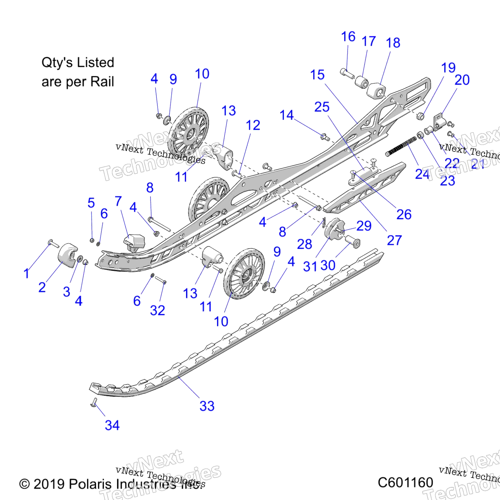 Suspension, Rail Beam, Lh / Rh All Options