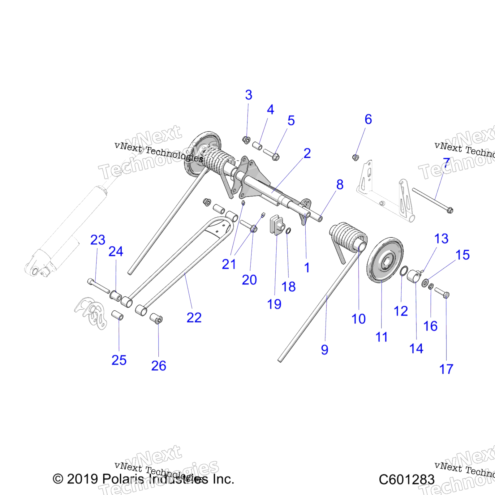 Suspension, Torque Arm, задний All Options