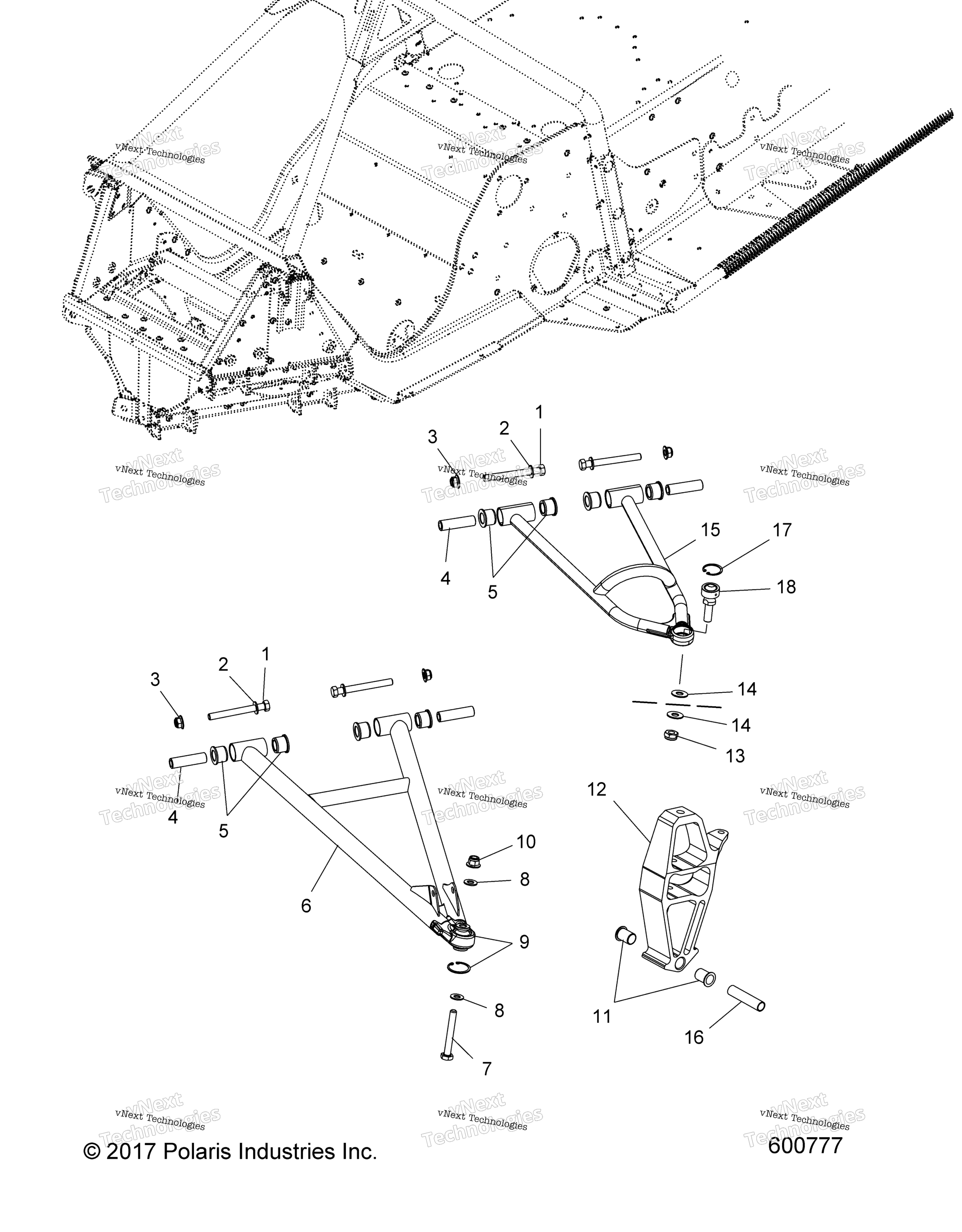 Suspension, Front, управление Arms & Spindle S21mdx6dsa / 6Dea