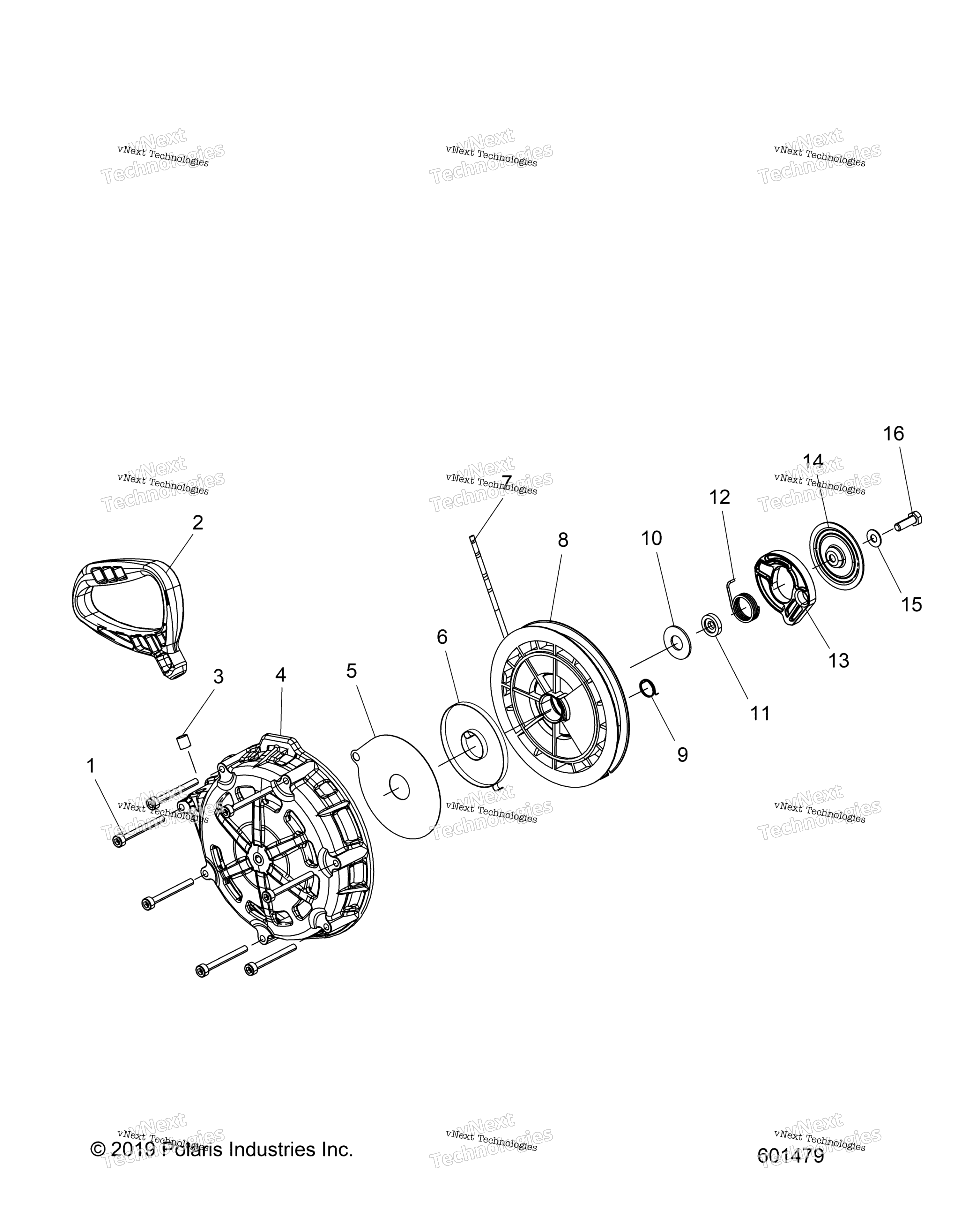 Engine, Recoil стартер All Options